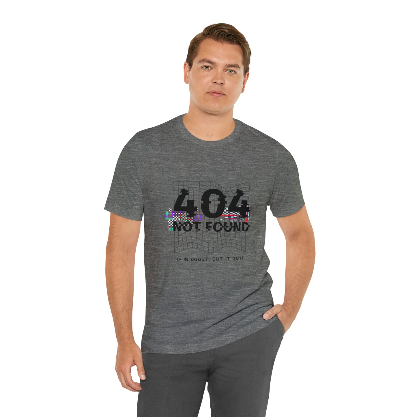 404 Not found Unisex Jersey Short Sleeve Tee