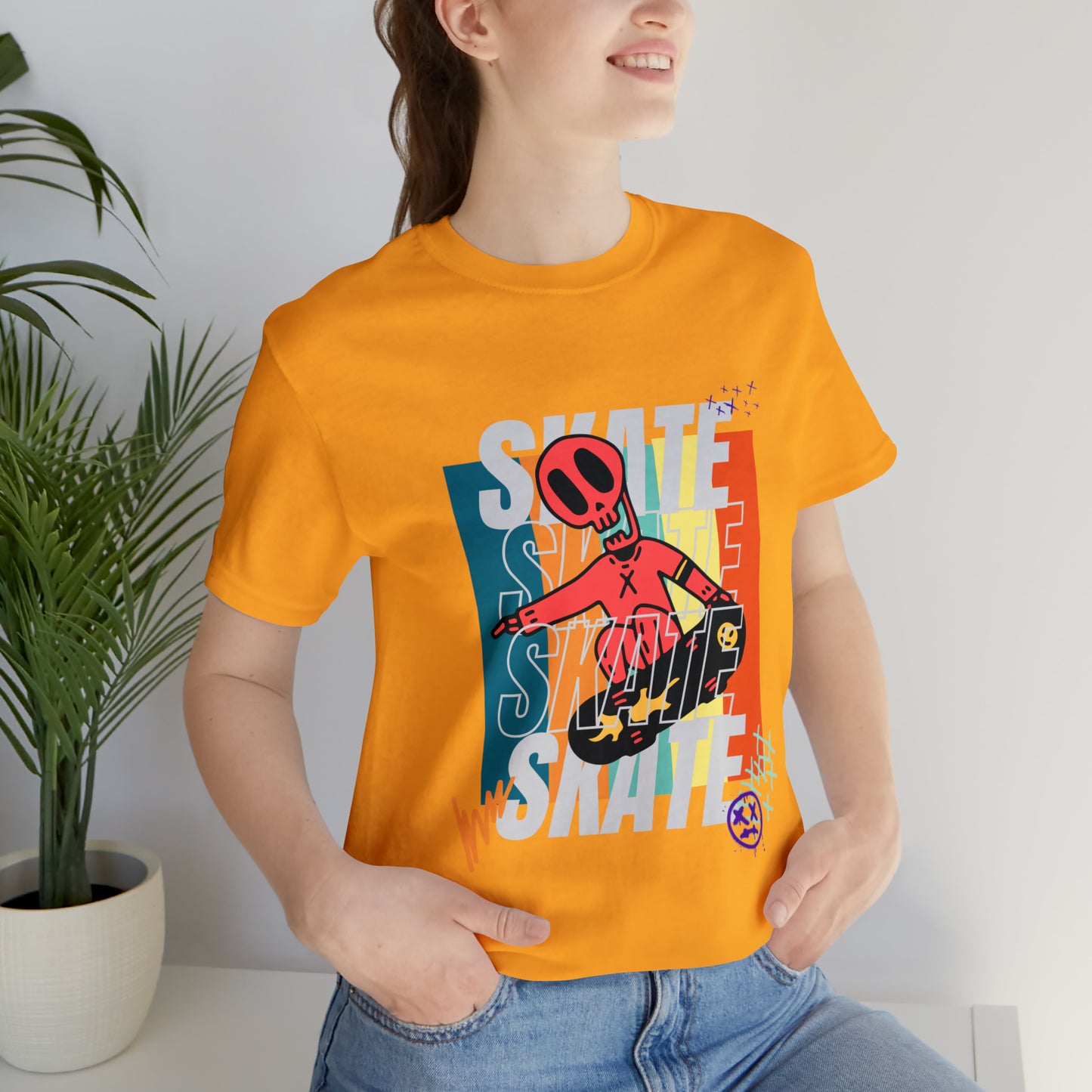 Skate Urban streetwear Unisex Jersey Short Sleeve Tee