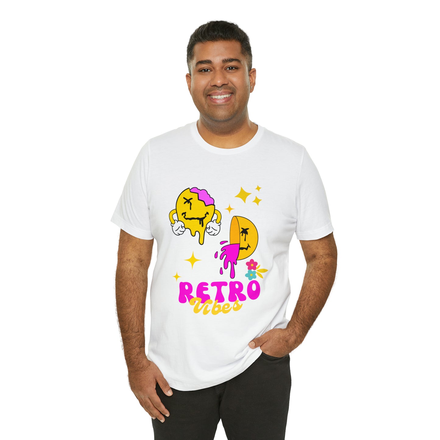 Retro Vibes Unisex Jersey Short Sleeve Tee