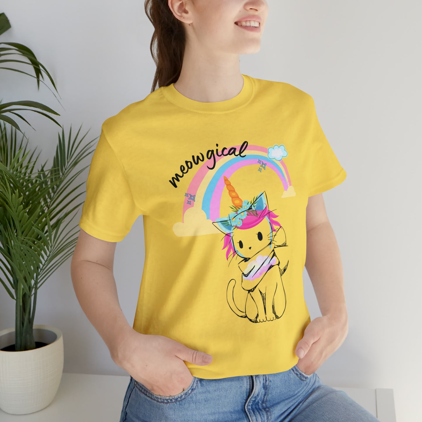 Meowgical Unisex Jersey Short Sleeve Tee