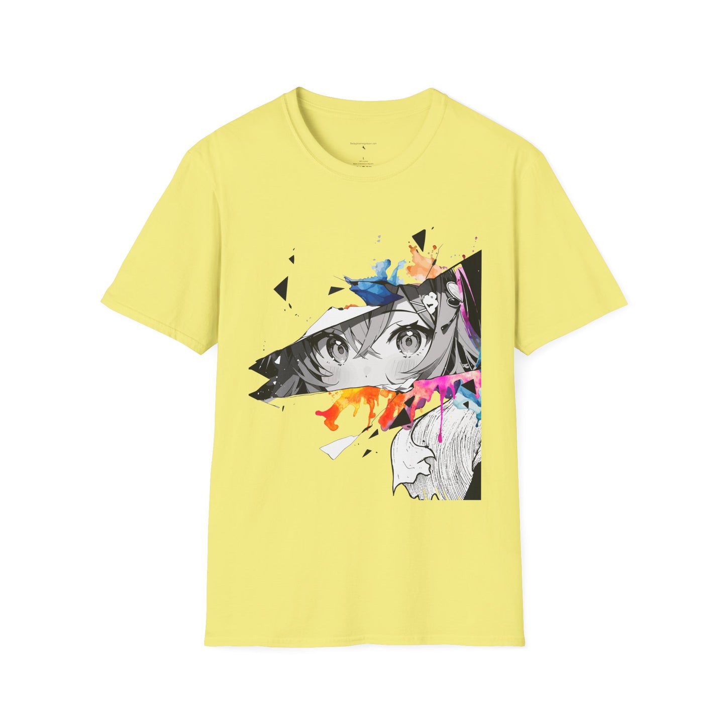 Anime girl Unisex Softstyle T-Shirt