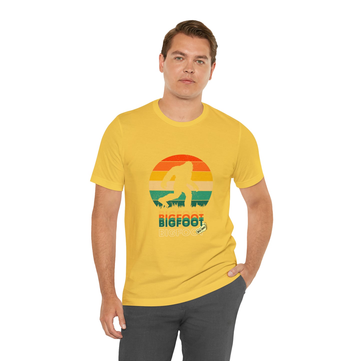 Bigfoot retro Unisex Jersey Short Sleeve Tee