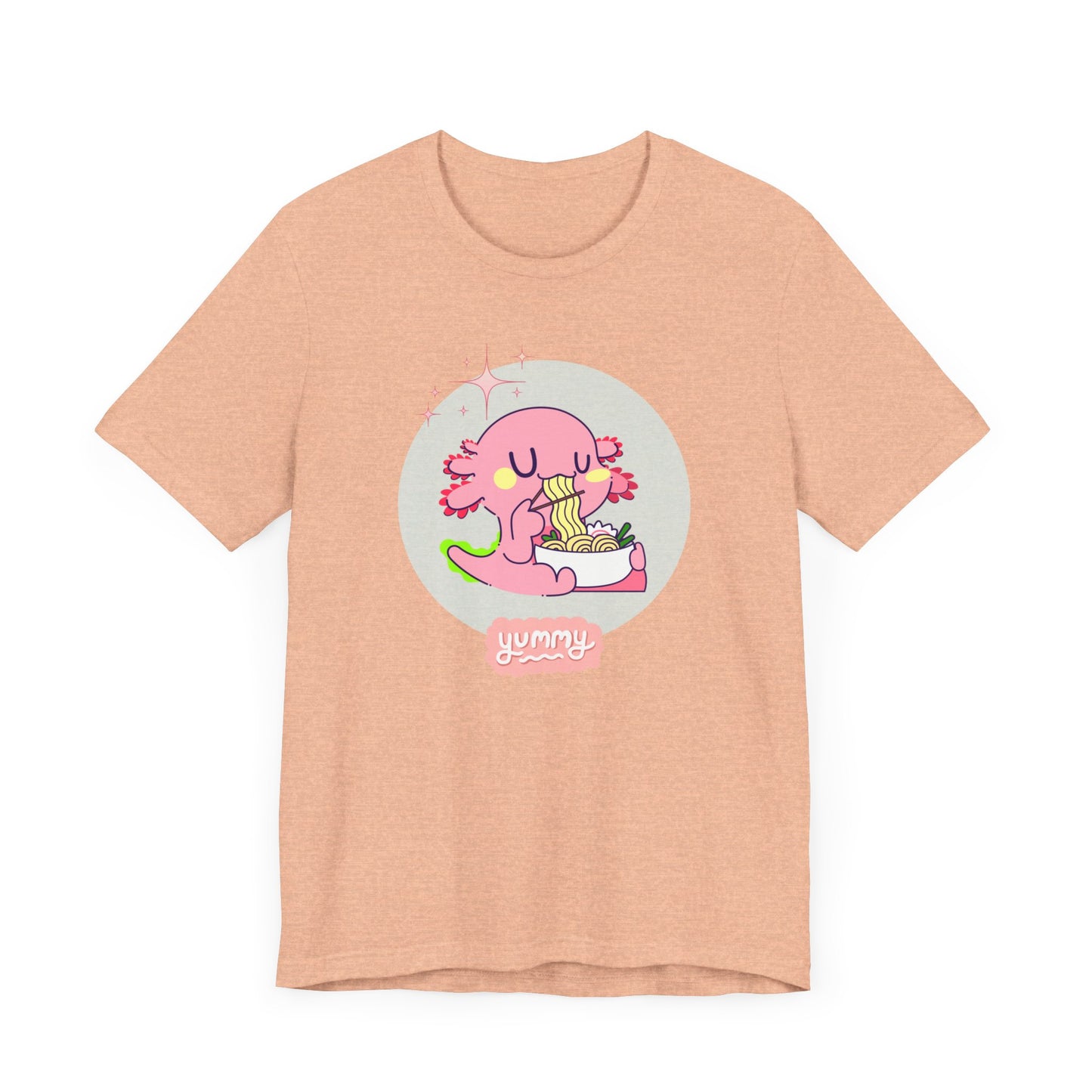 Kawaii Axolotl Ramen Unisex Jersey Short Sleeve Tee