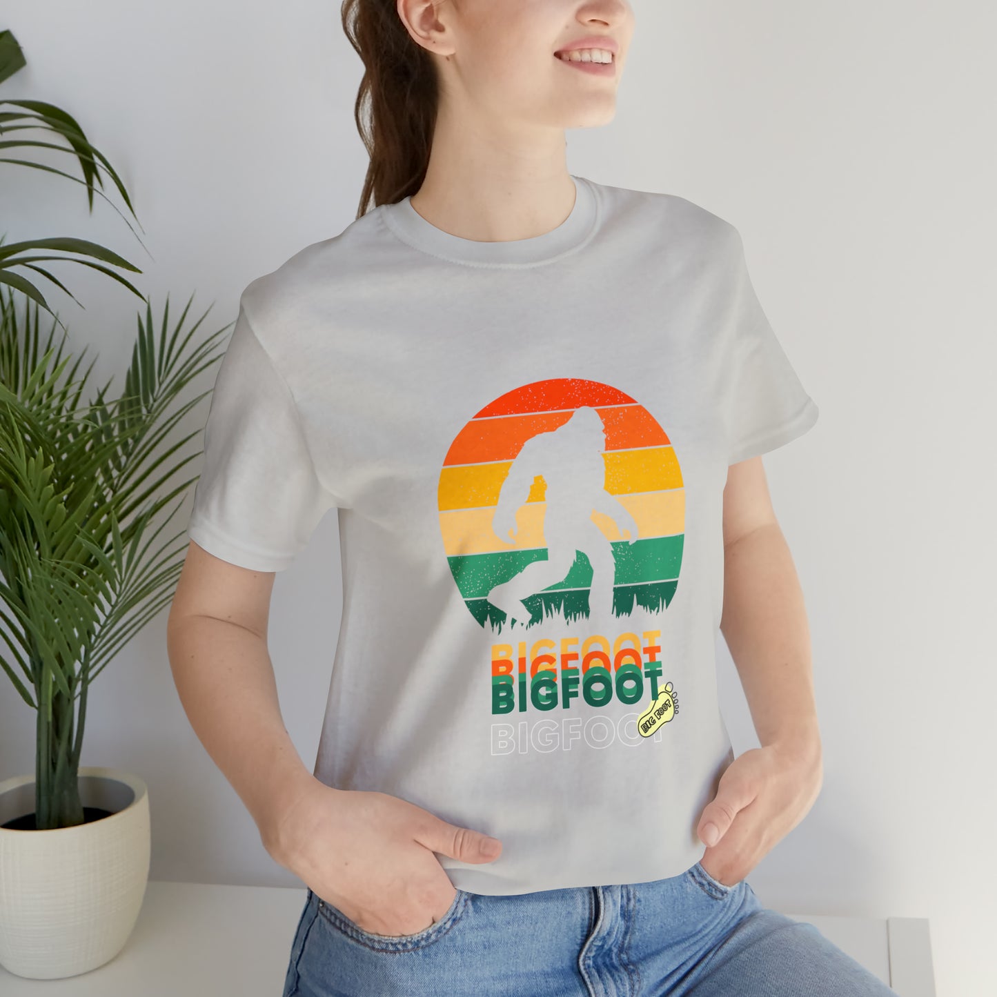 Bigfoot retro Unisex Jersey Short Sleeve Tee