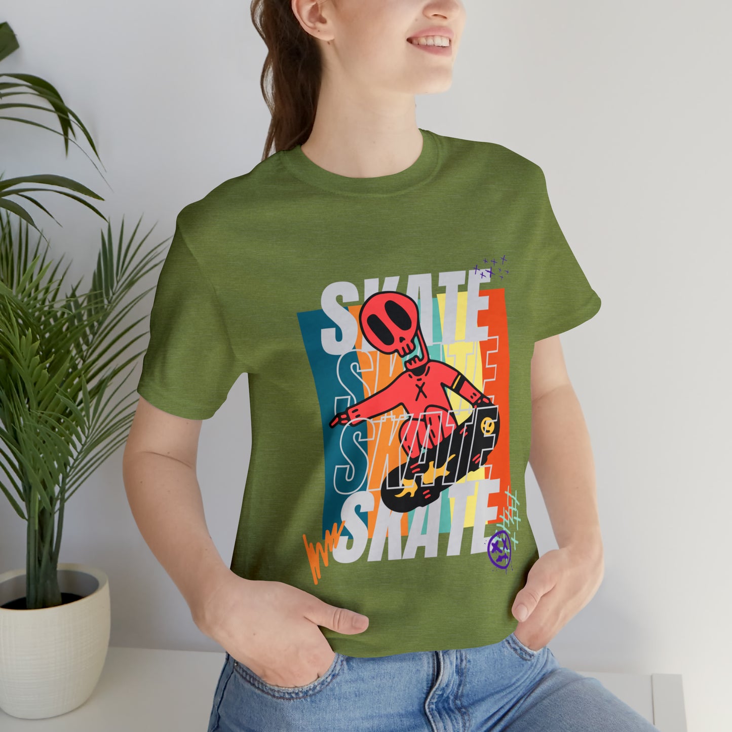 Skate Urban streetwear Unisex Jersey Short Sleeve Tee