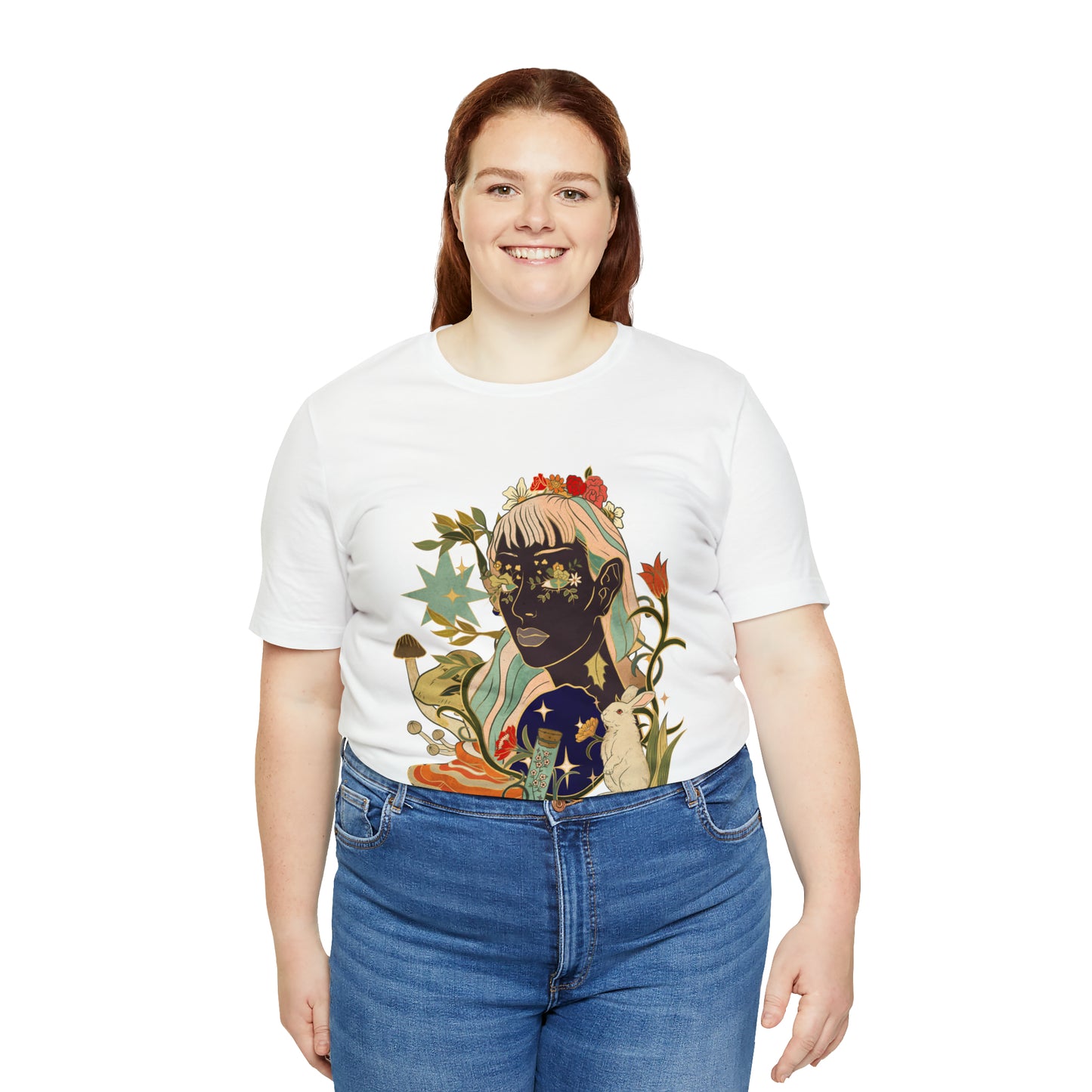 Fairy Vintage cottage Unisex Jersey Short Sleeve Tee