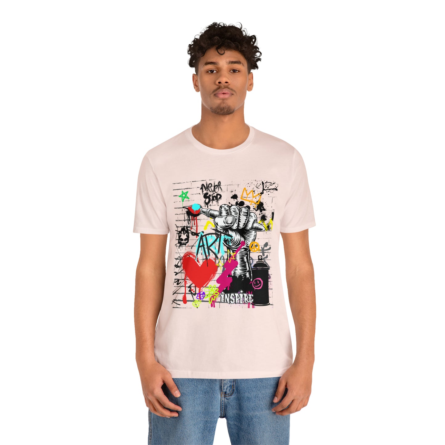 Artist graffiti urban Unisex Jersey Short Sleeve Tee