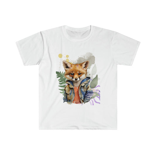 Cottage core Fox Unisex Softstyle T-Shirt