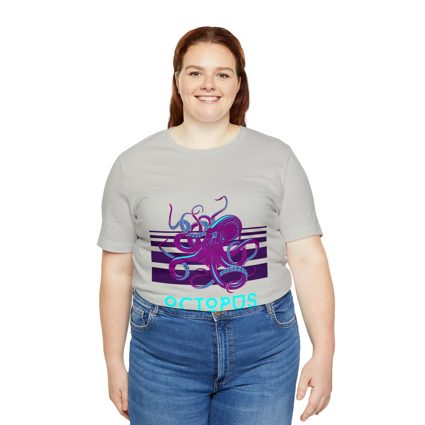 Octopus retro Unisex Jersey Short Sleeve Tee