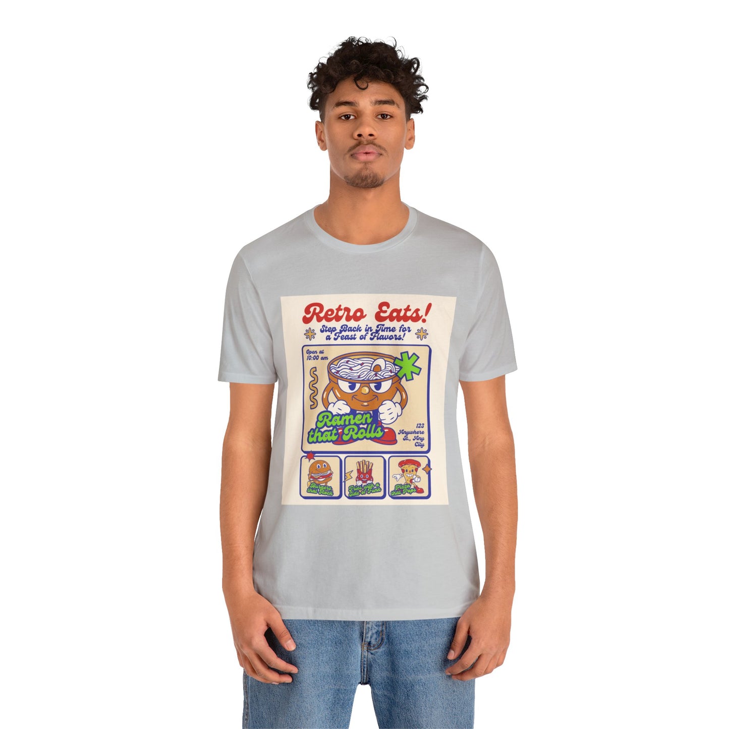 Retro eats Unisex Jersey Short Sleeve Tee