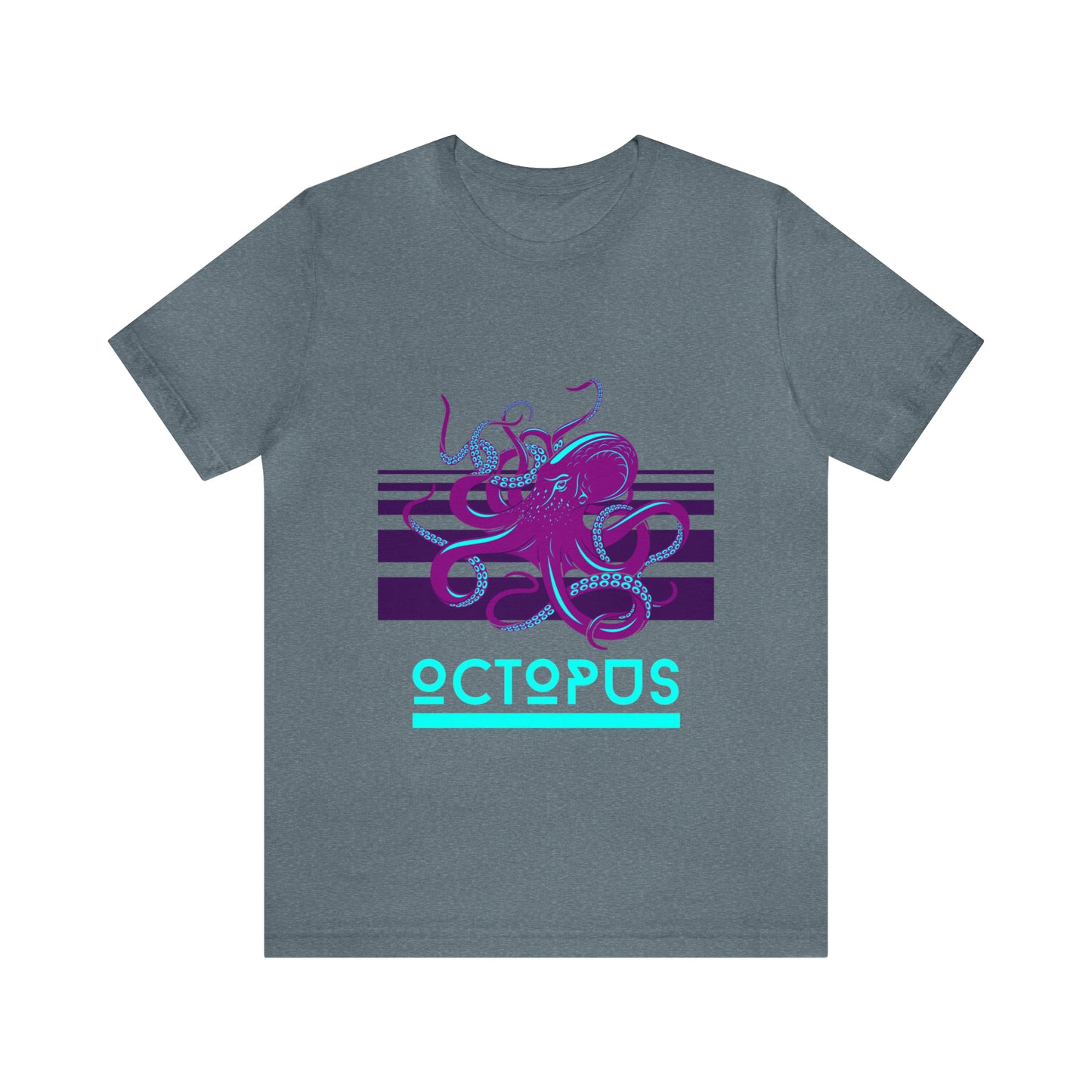 Octopus retro Unisex Jersey Short Sleeve Tee