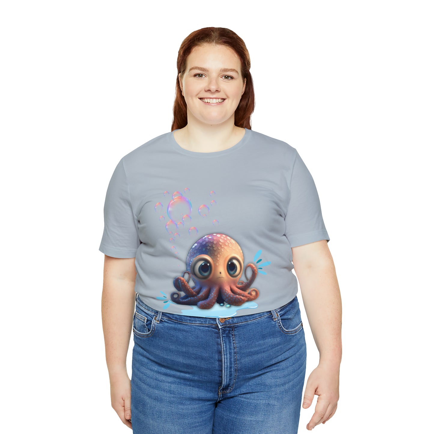 Kawaii Octopus Unisex Jersey Short Sleeve Tee