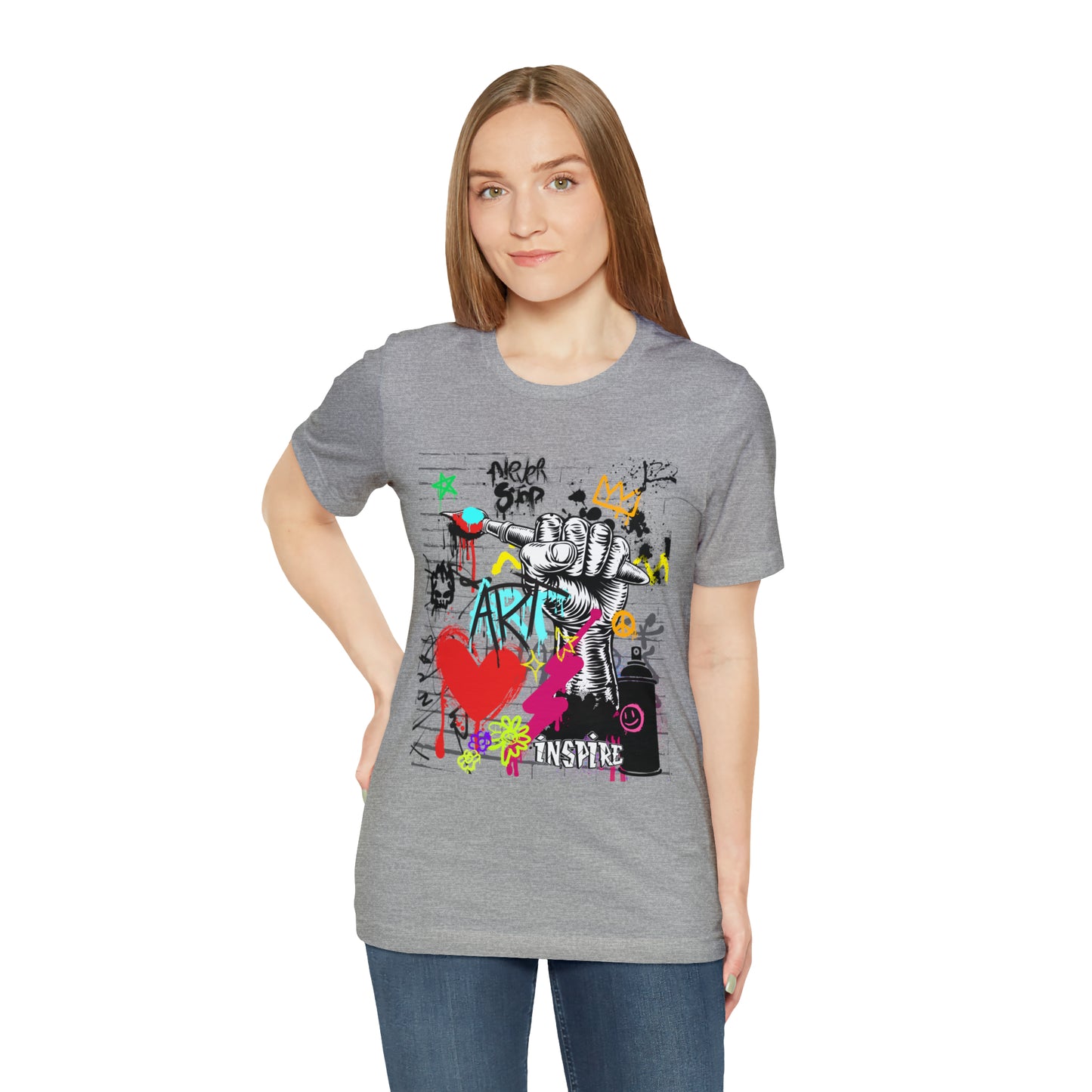 Artist graffiti urban Unisex Jersey Short Sleeve Tee