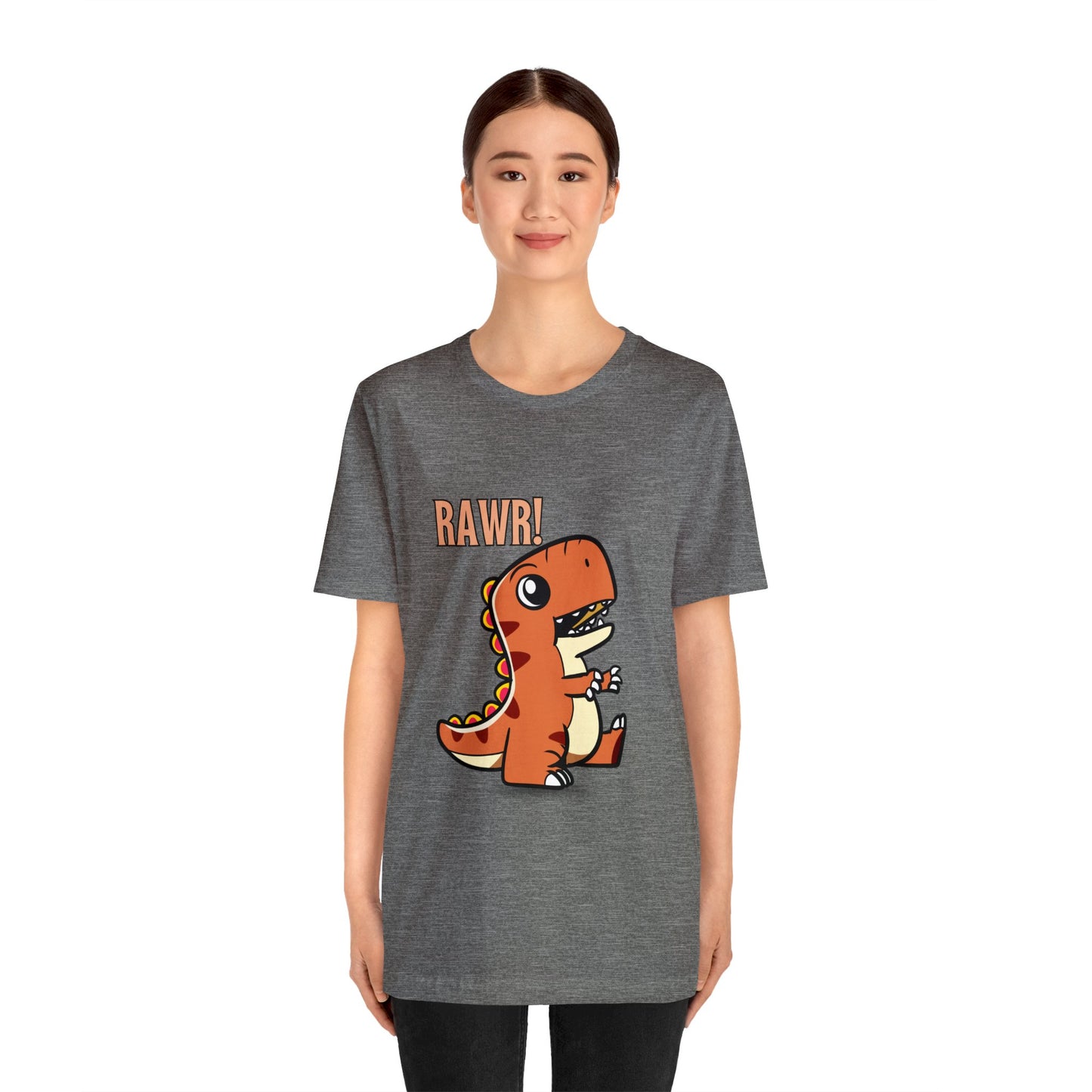 Rawr Dinosaur Cute Unisex Jersey Short Sleeve Tee