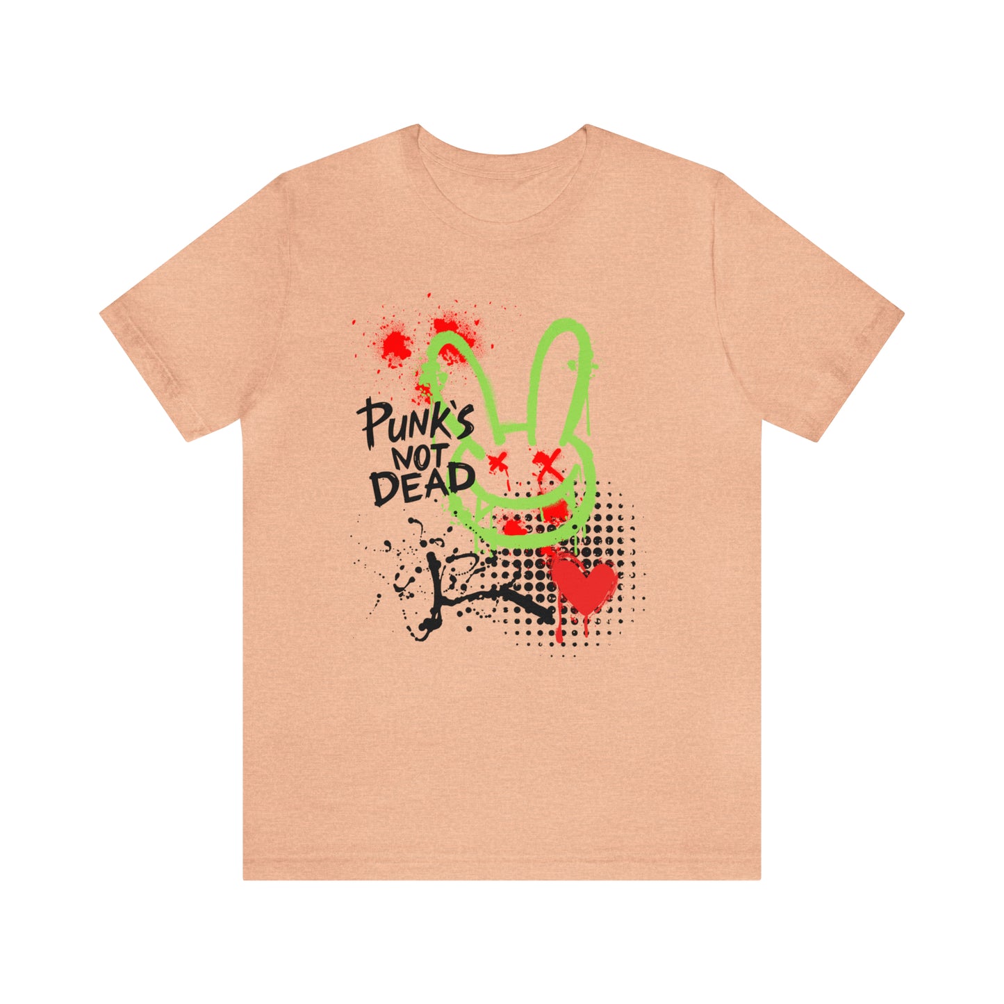 Punks not dead bunny Unisex Jersey Short Sleeve Tee