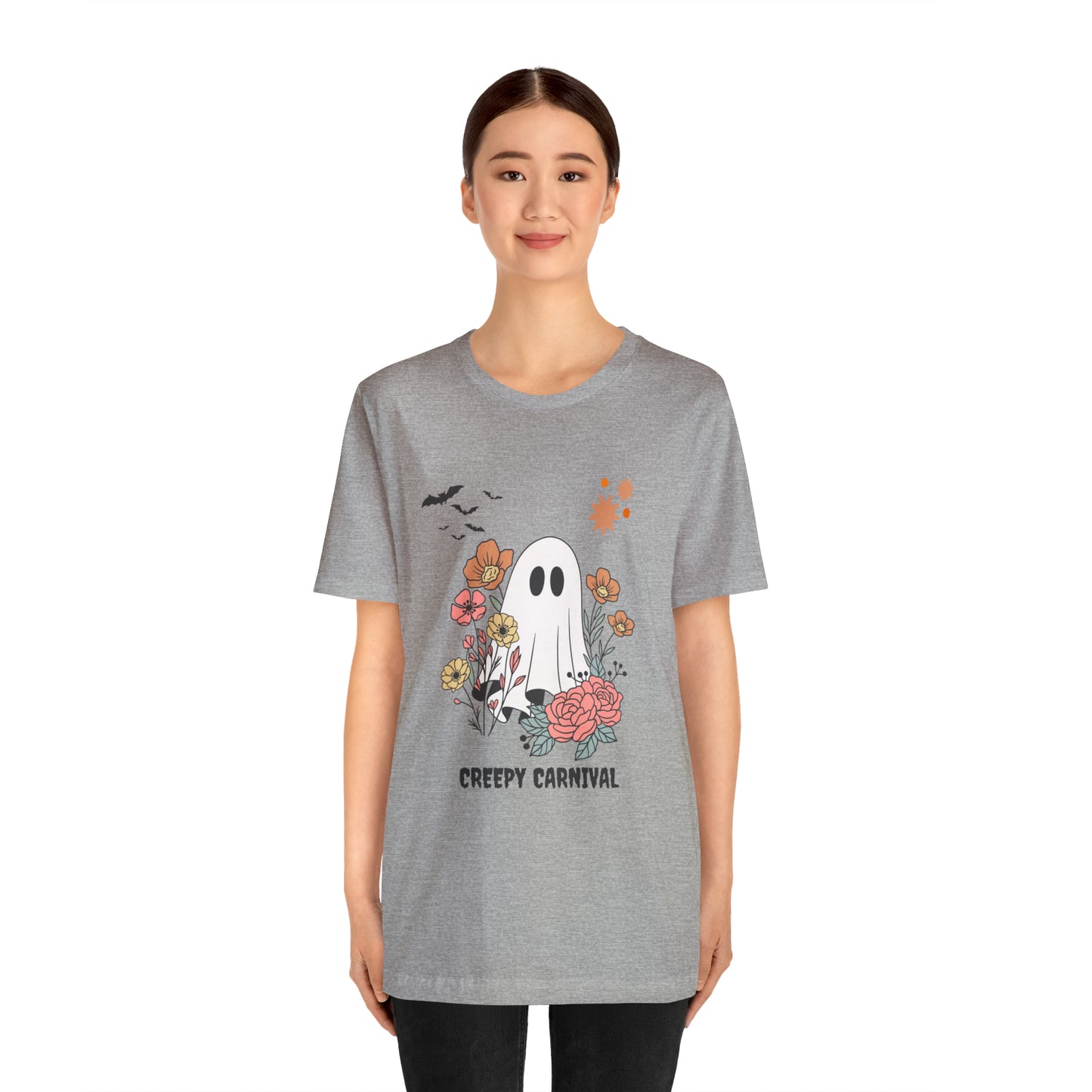 Halloween creepy carnival Unisex Jersey Short Sleeve Tee