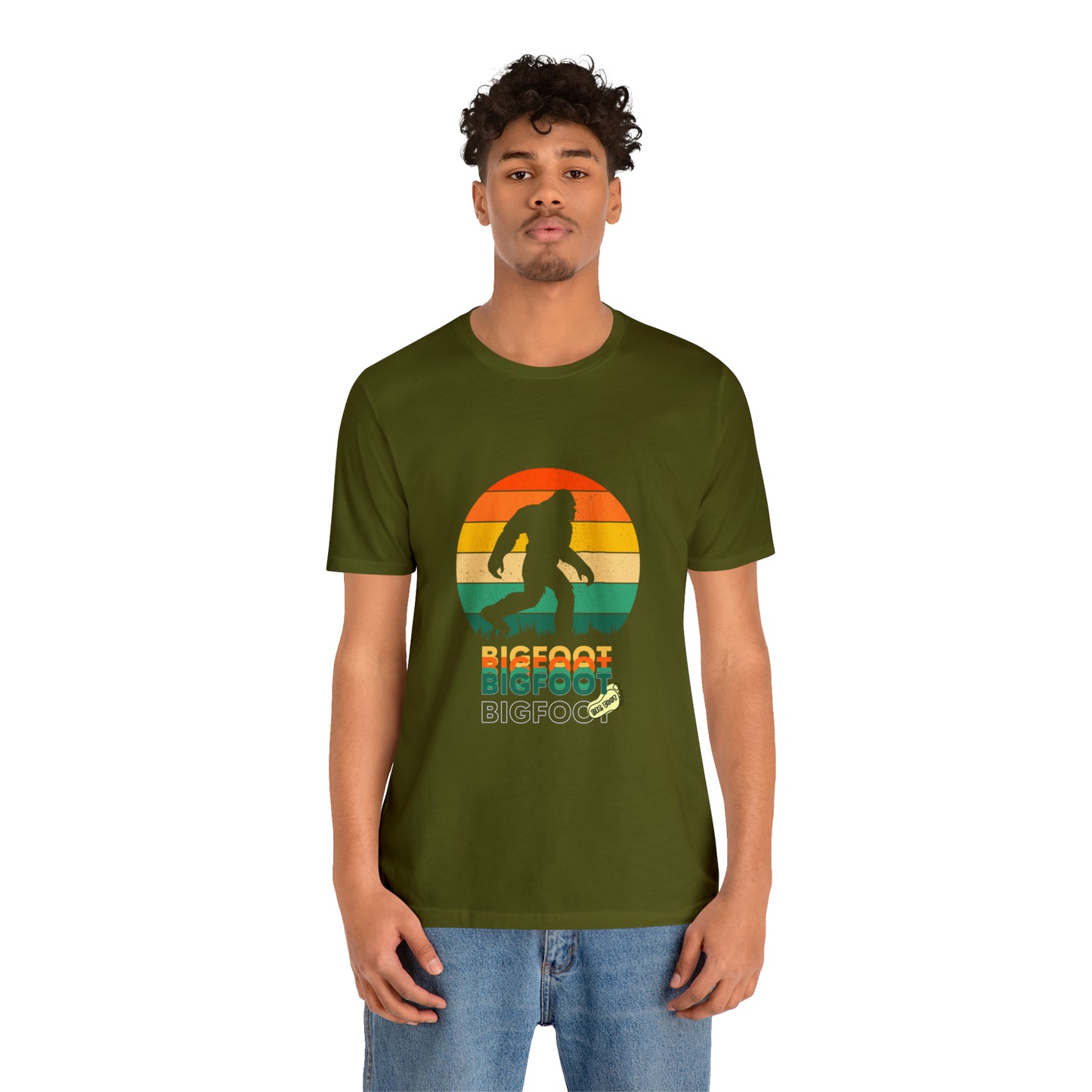 Bigfoot retro Unisex Jersey Short Sleeve Tee