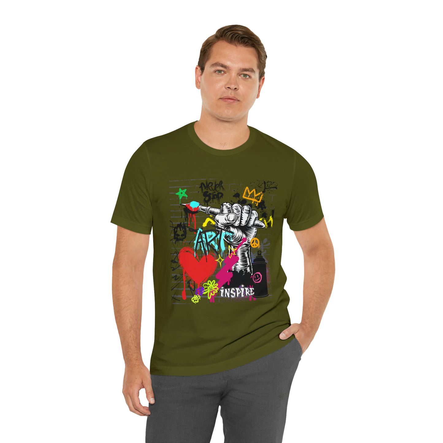 Artist graffiti urban Unisex Jersey Short Sleeve Tee