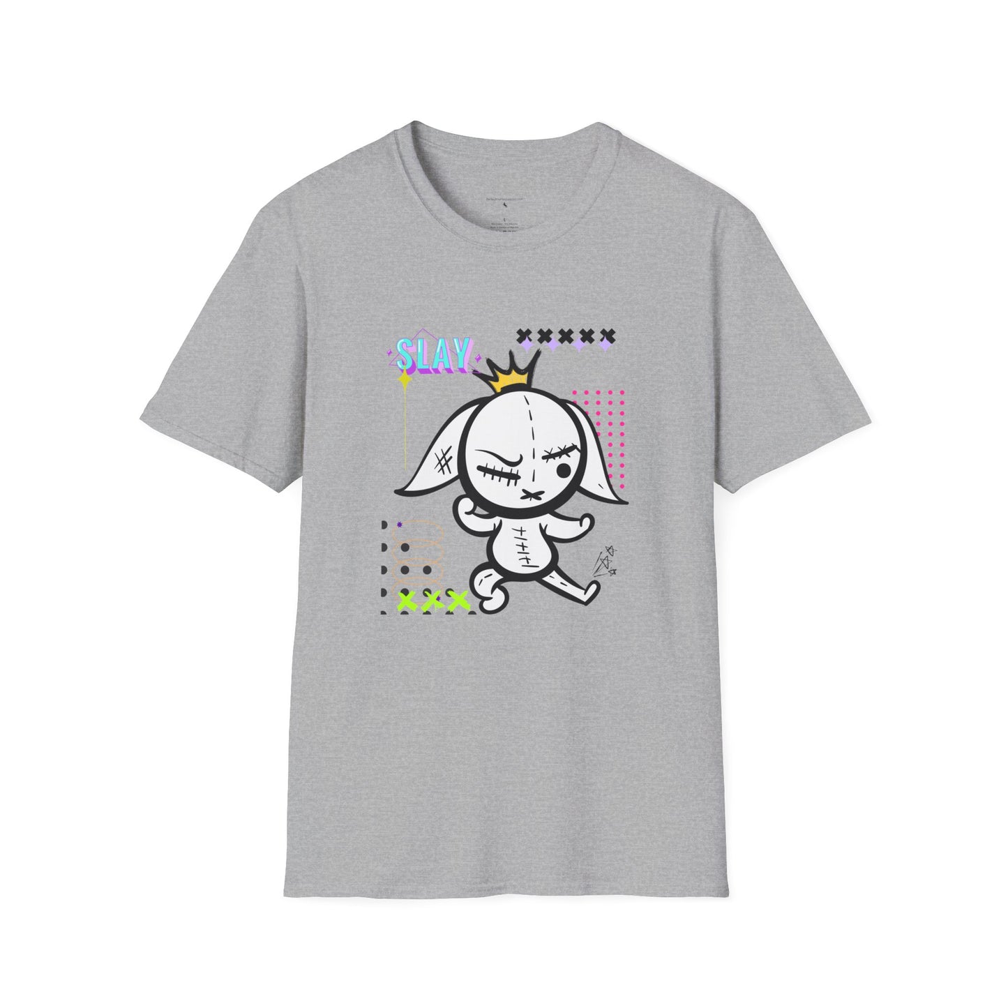 Graffiti bunny Slay  Unisex Softstyle T-Shirt