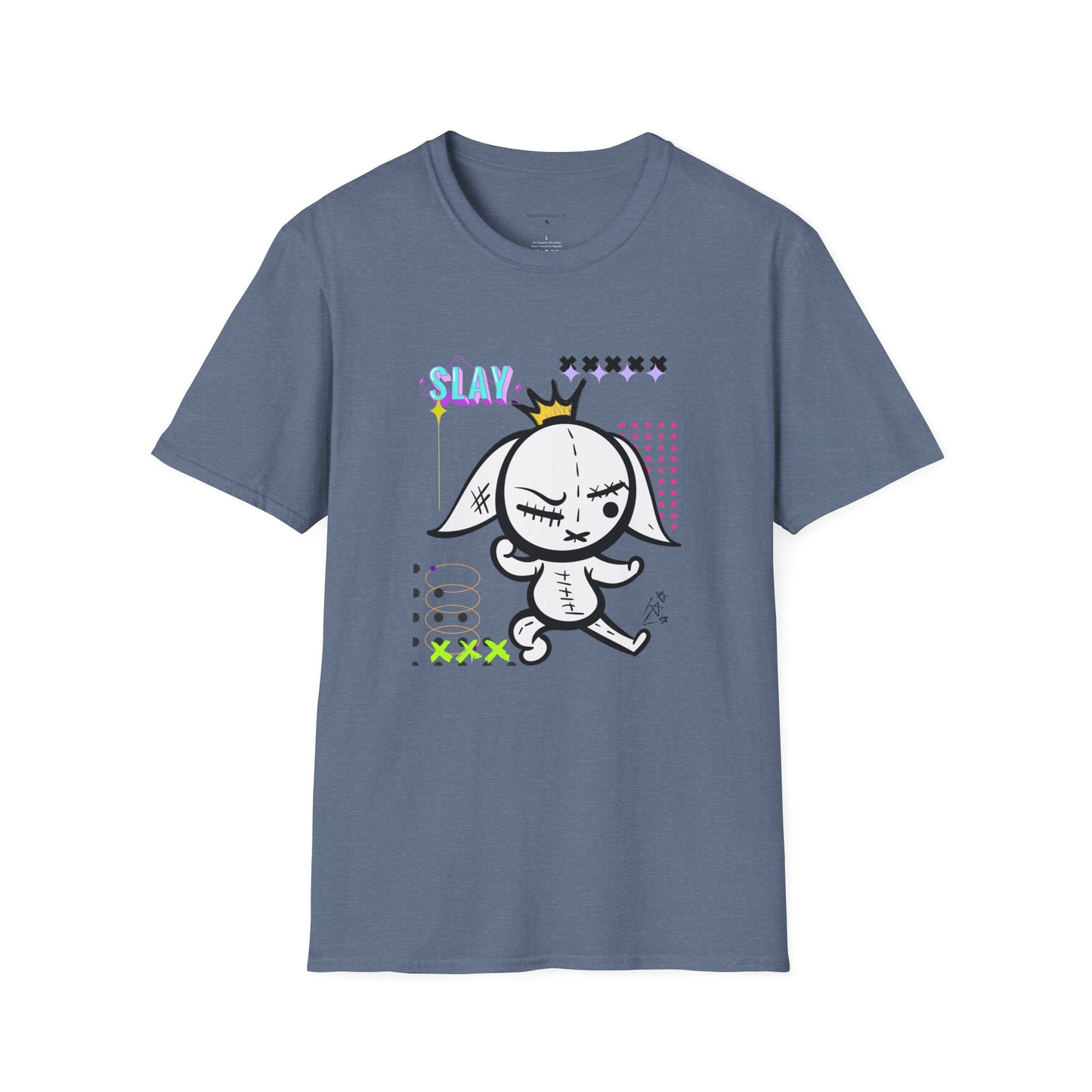 Graffiti bunny Slay  Unisex Softstyle T-Shirt