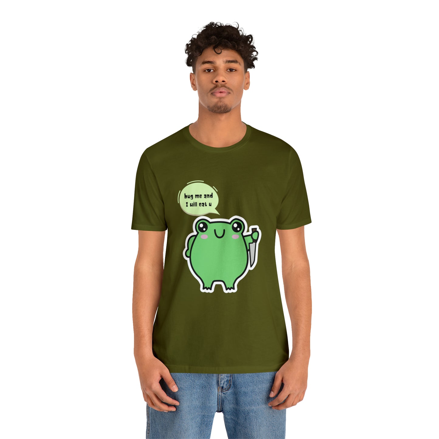 Frog kawaii cute Unisex Jersey Short Sleeve Tee