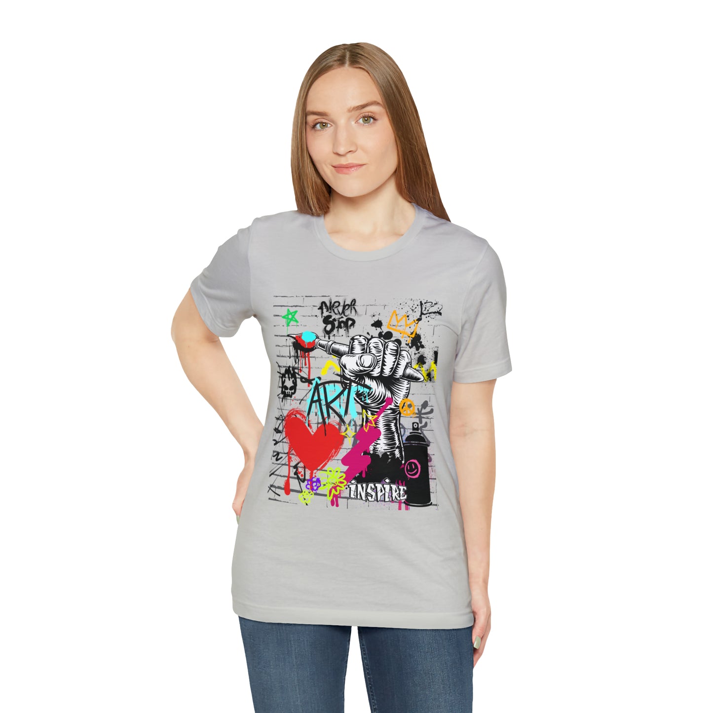 Artist graffiti urban Unisex Jersey Short Sleeve Tee