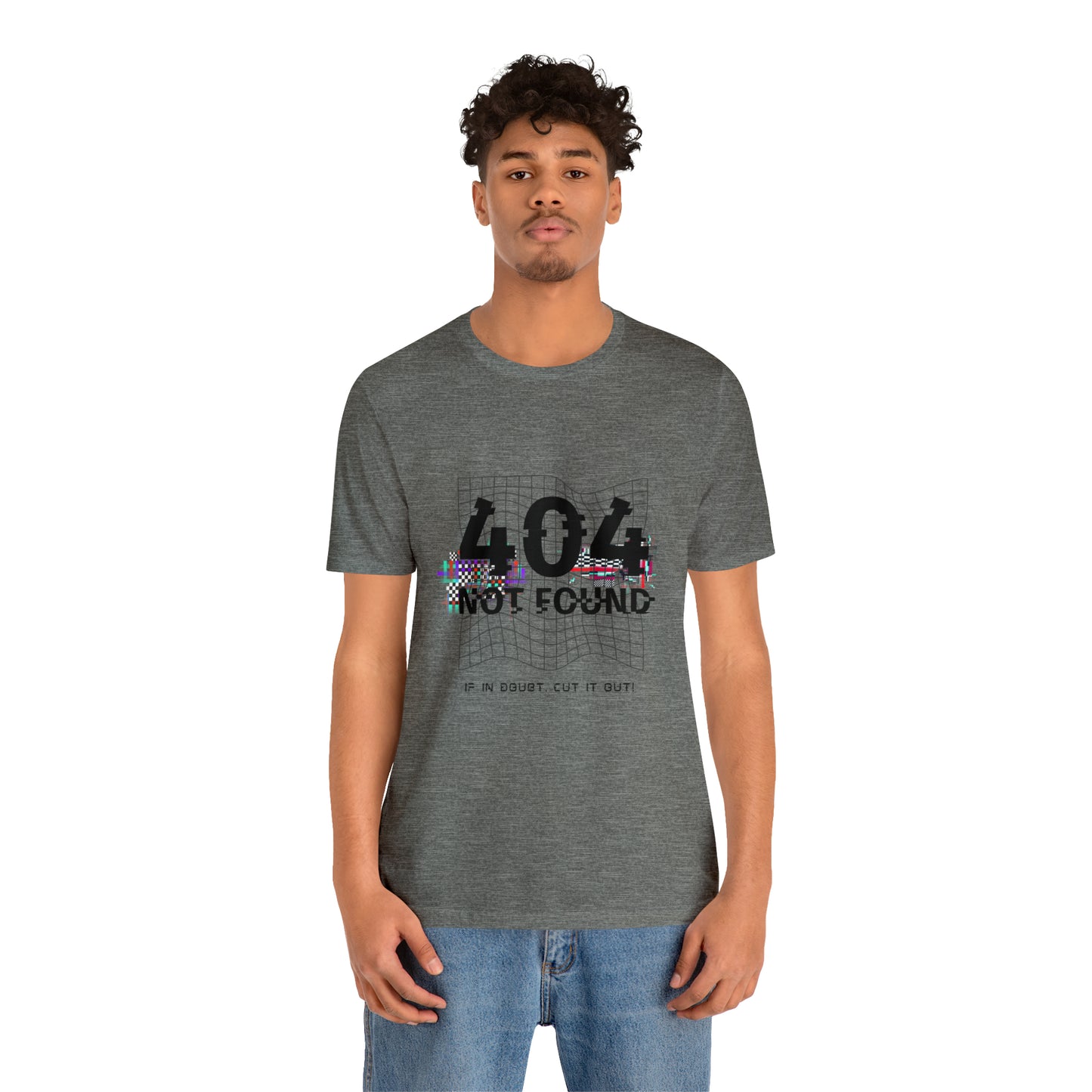 404 Not found Unisex Jersey Short Sleeve Tee