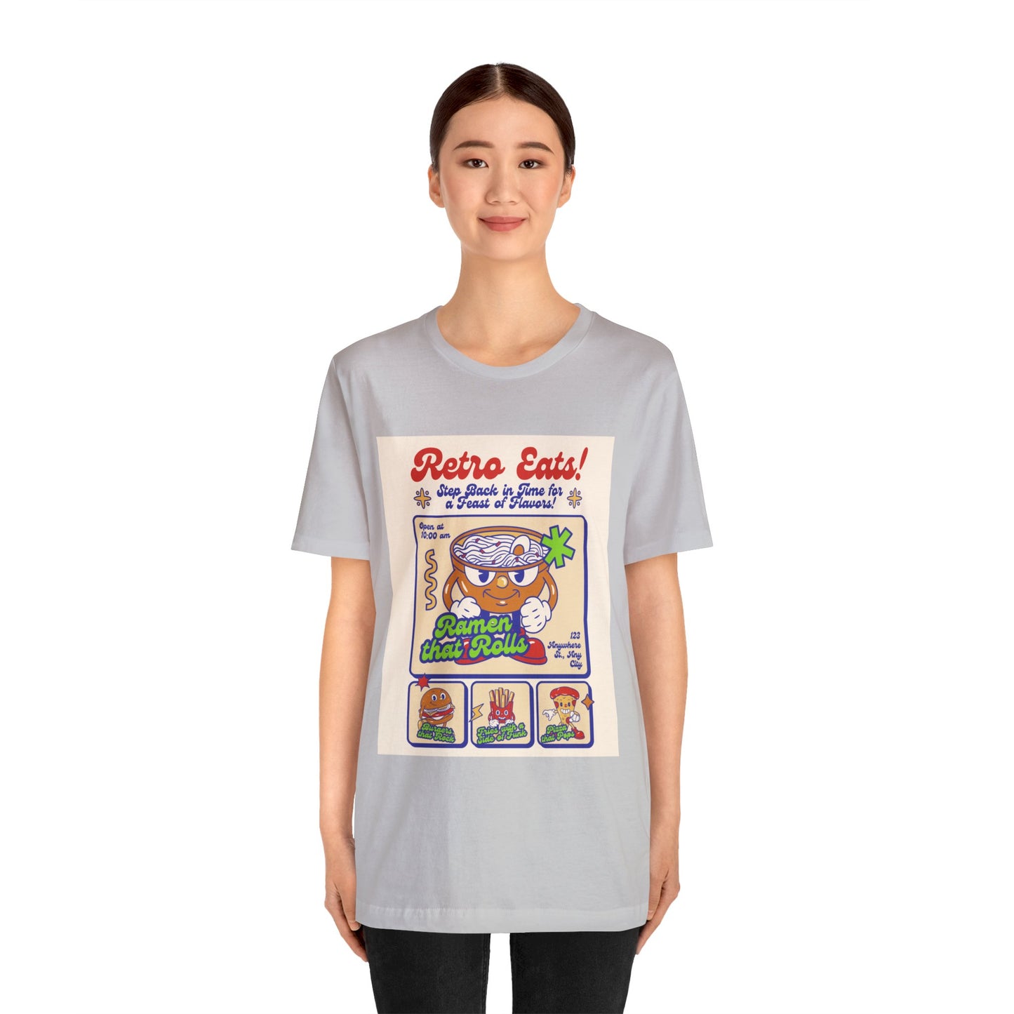 Retro eats Unisex Jersey Short Sleeve Tee