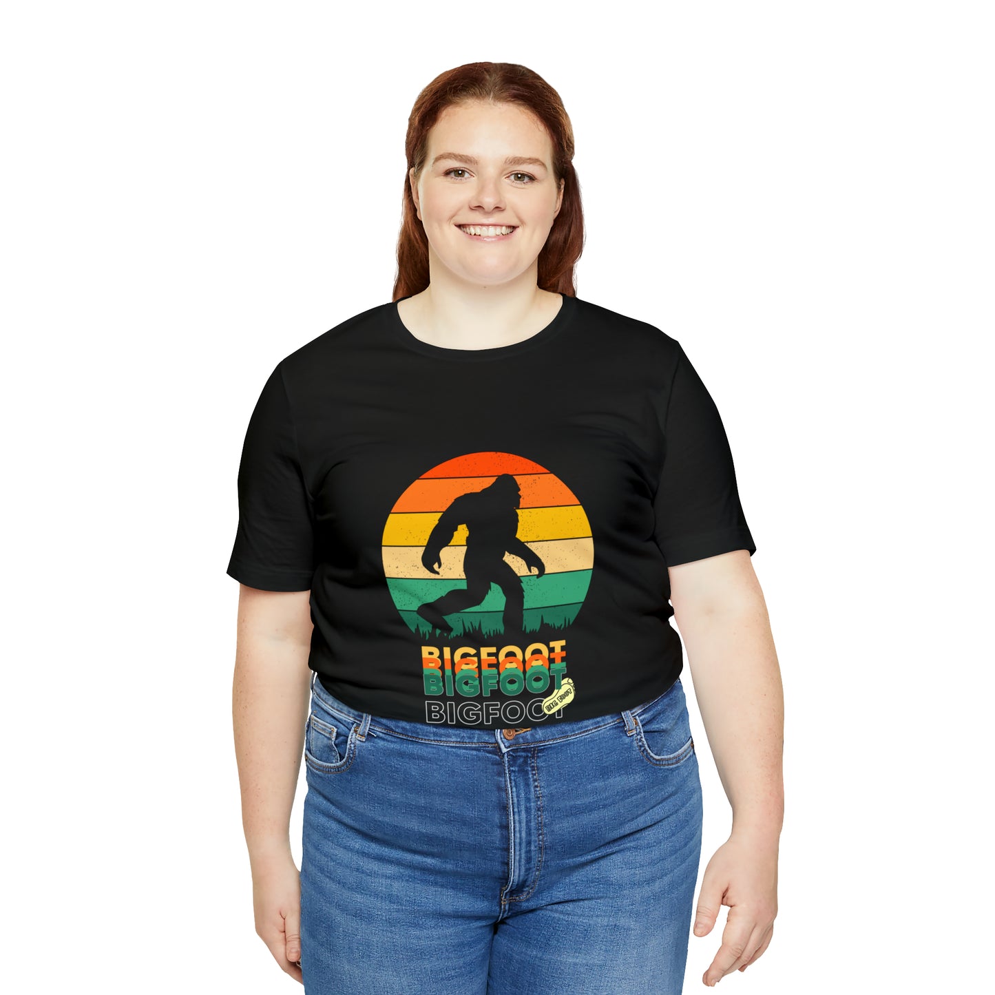 Bigfoot retro Unisex Jersey Short Sleeve Tee