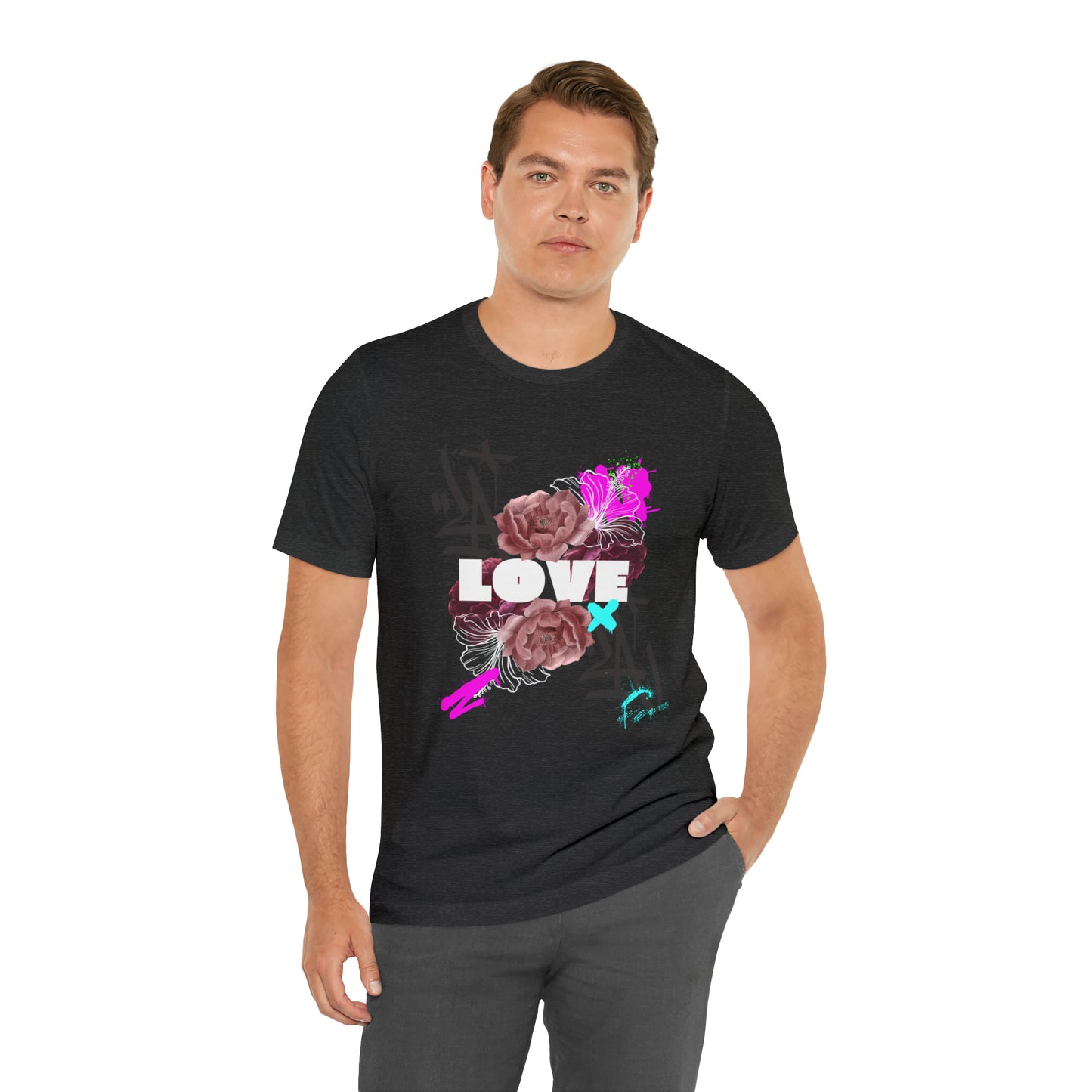 Love Urban streetwear Unisex Jersey Short Sleeve Tee