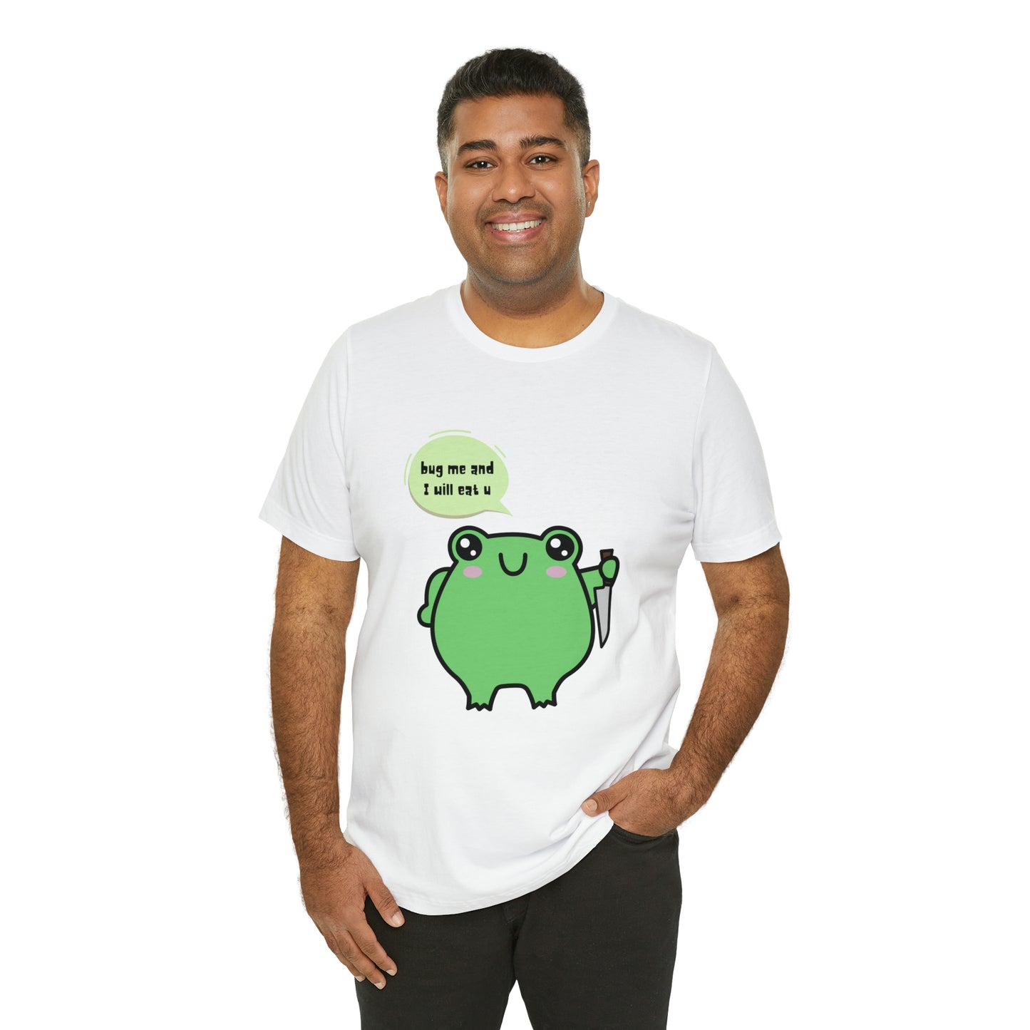 Frog kawaii cute Unisex Jersey Short Sleeve Tee