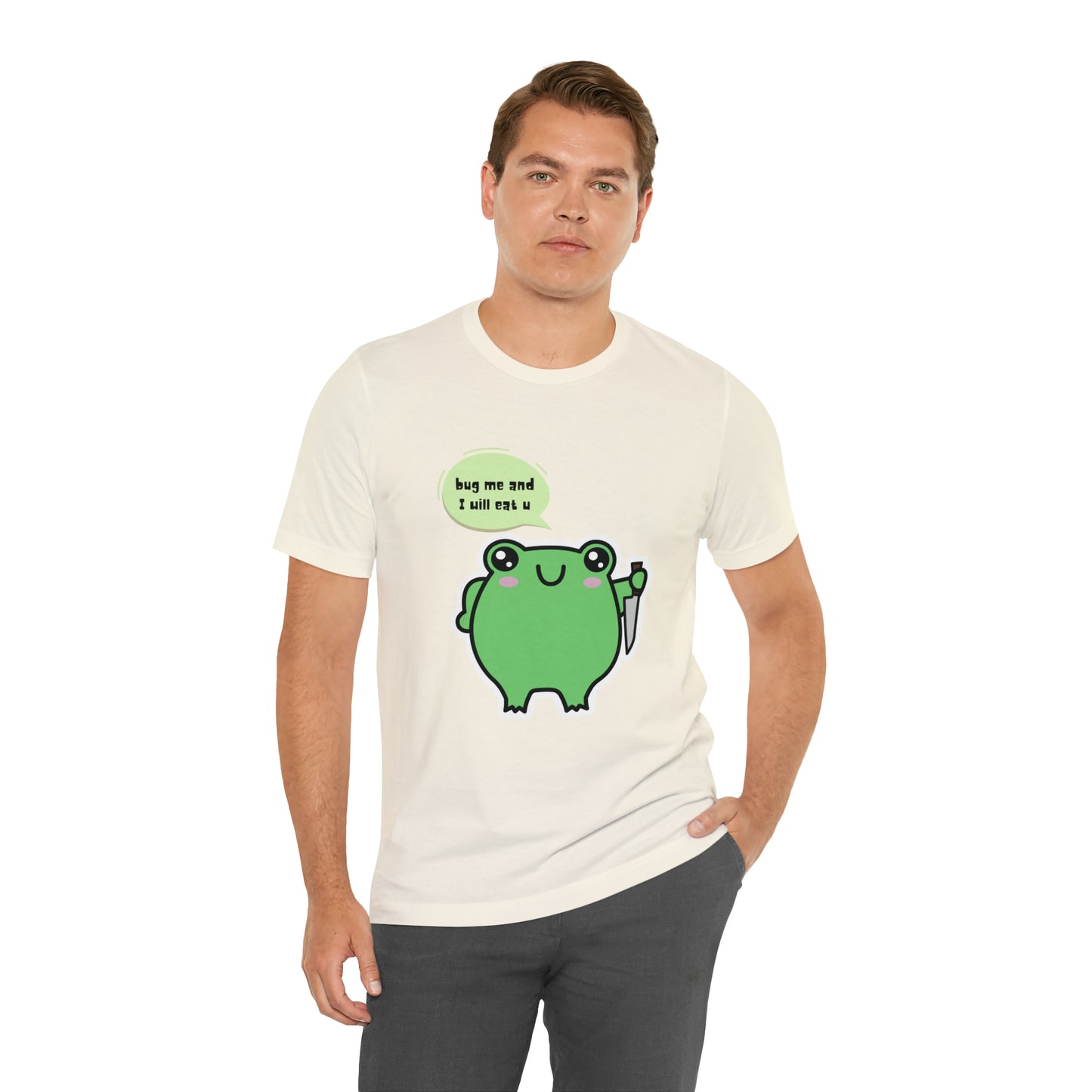 Frog kawaii cute Unisex Jersey Short Sleeve Tee