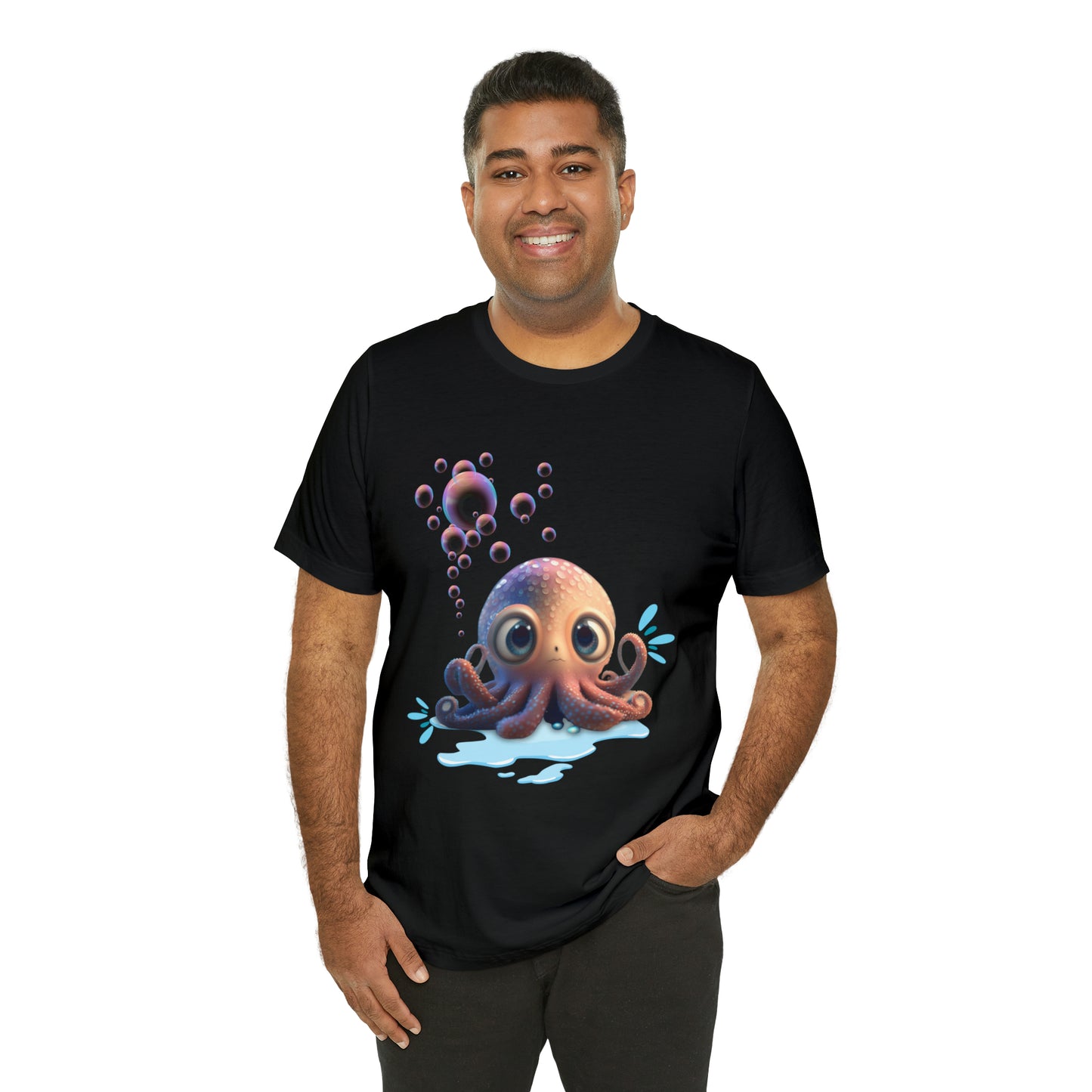 Kawaii Octopus Unisex Jersey Short Sleeve Tee