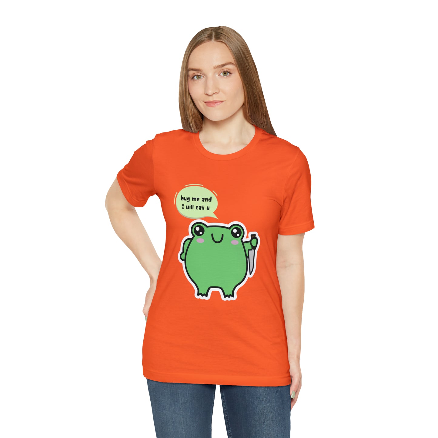 Frog kawaii cute Unisex Jersey Short Sleeve Tee