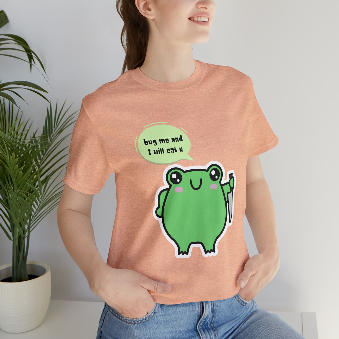 Frog kawaii cute Unisex Jersey Short Sleeve Tee