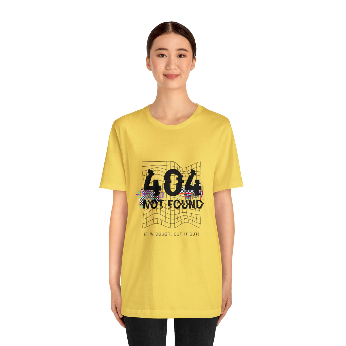 404 Not found Unisex Jersey Short Sleeve Tee