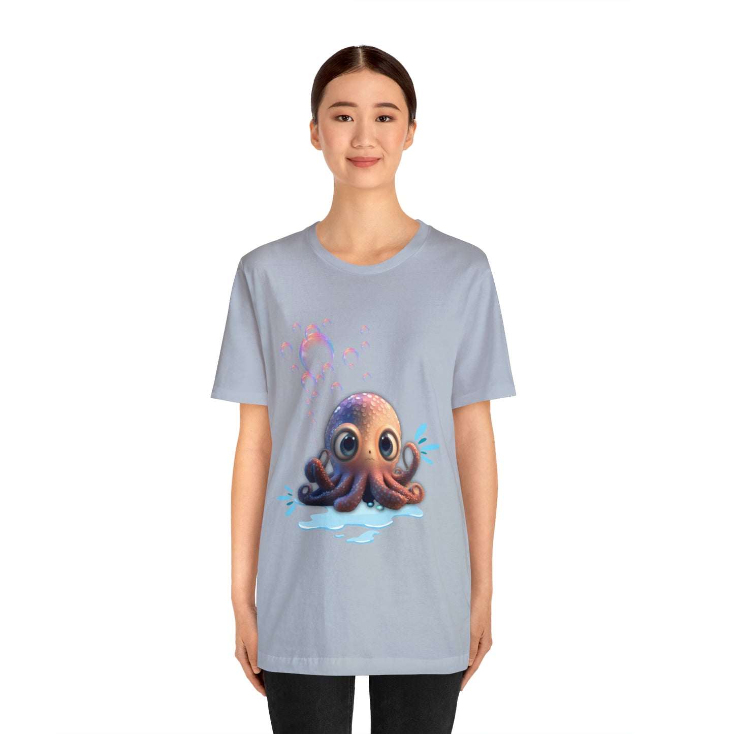 Kawaii Octopus Unisex Jersey Short Sleeve Tee