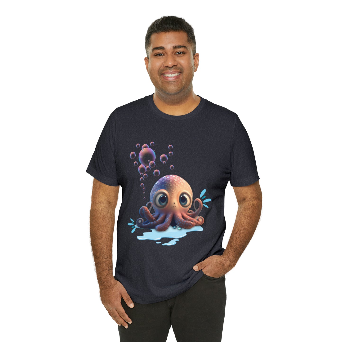 Kawaii Octopus Unisex Jersey Short Sleeve Tee