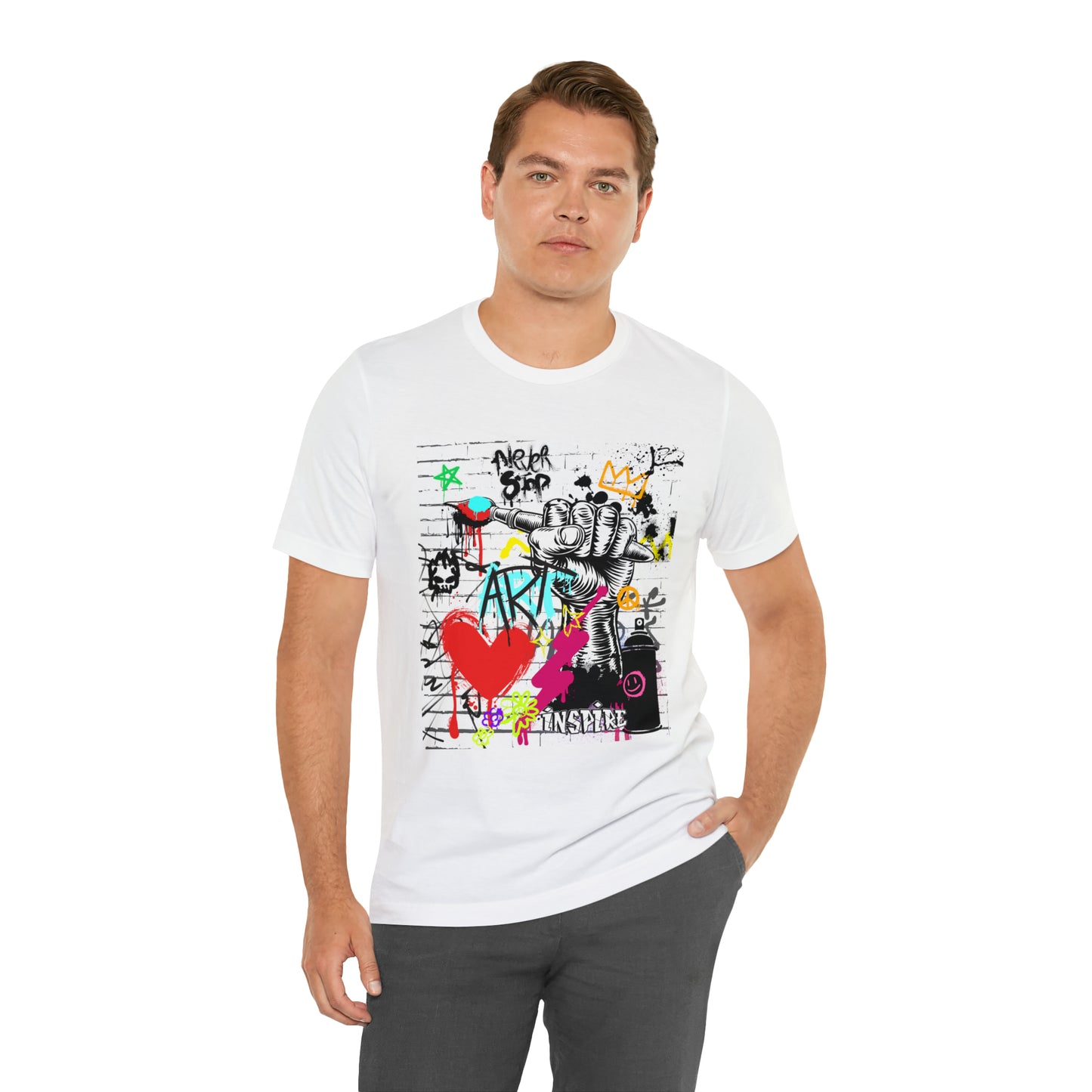 Artist graffiti urban Unisex Jersey Short Sleeve Tee