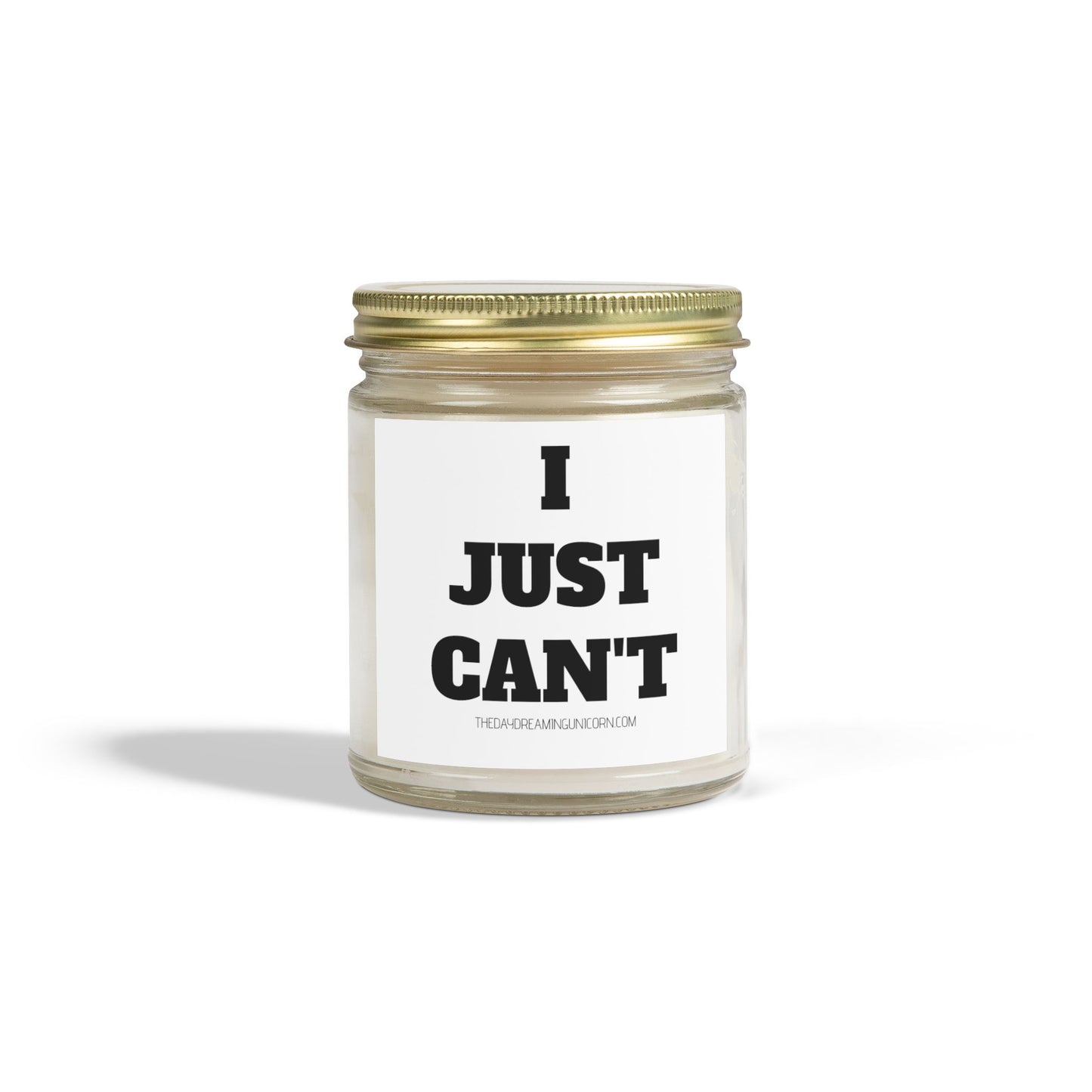 I just can't Scented Coconut Apricot Candles (4oz, 9oz)