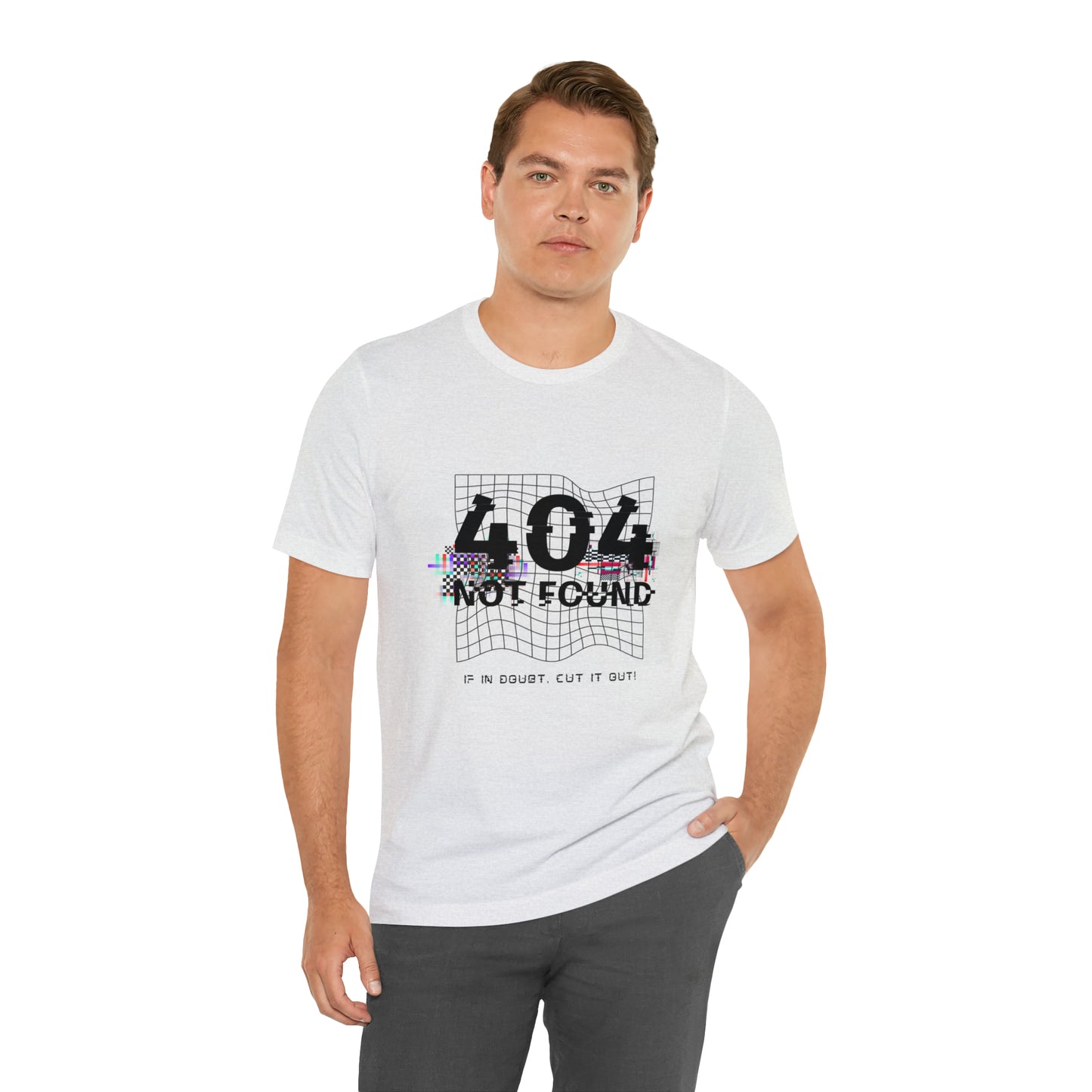 404 Not found Unisex Jersey Short Sleeve Tee