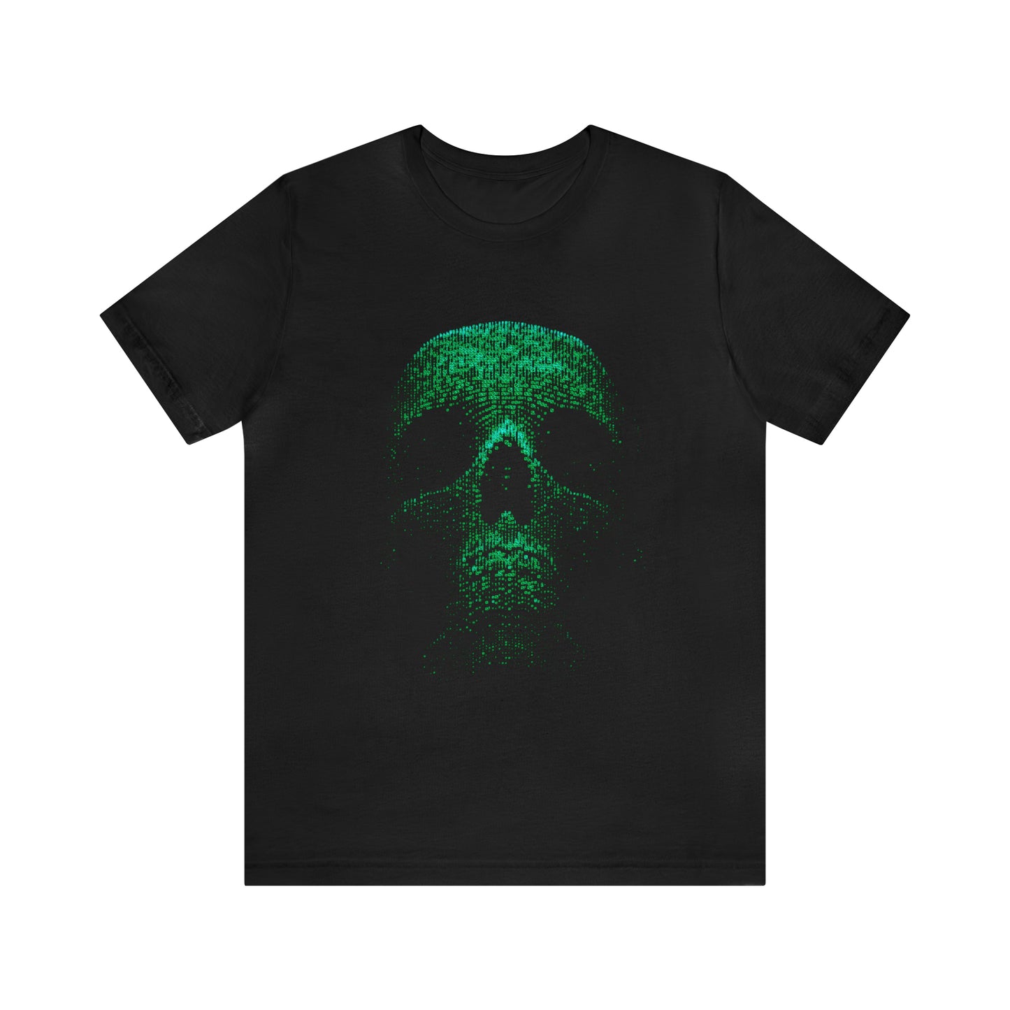 Binary skull Unisex Jersey Short Sleeve Tee