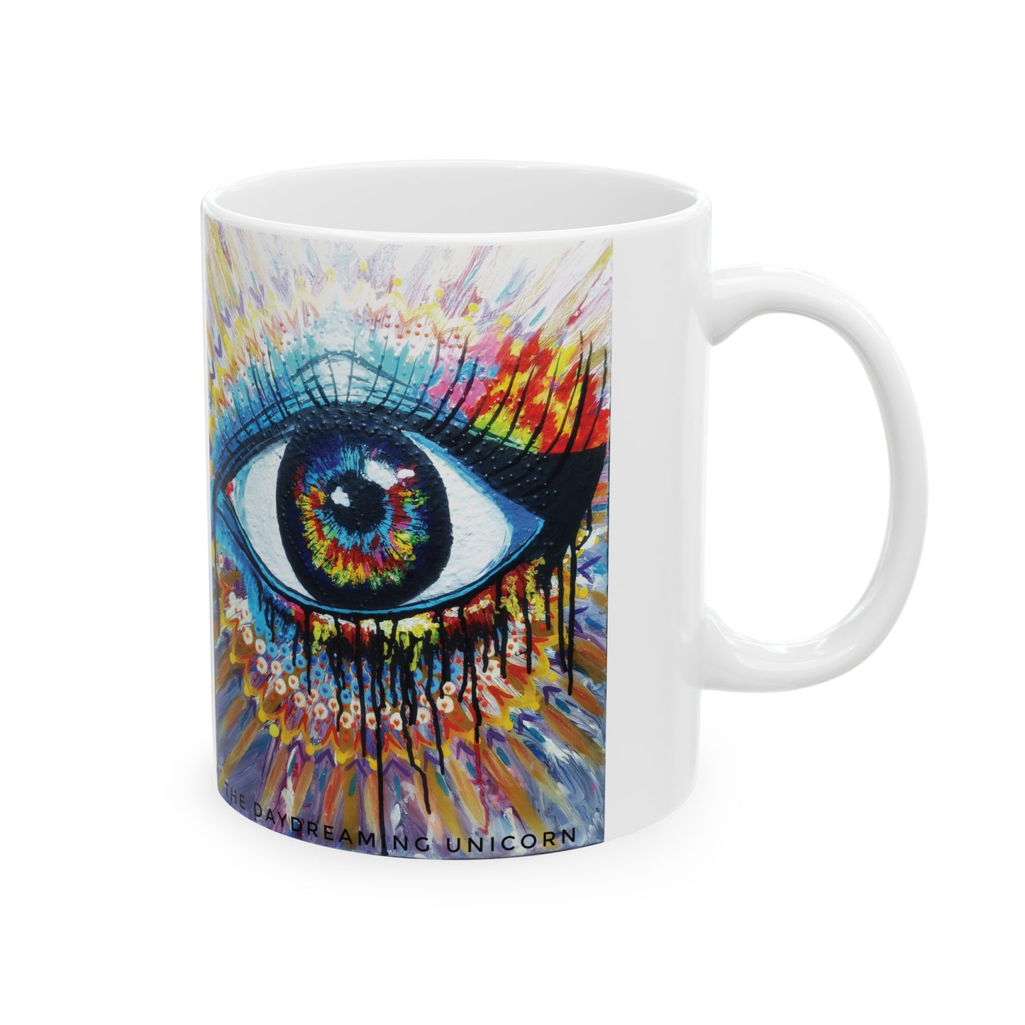 Ceramic Mug, (11oz, 15oz) Artwork Eye of the Soul