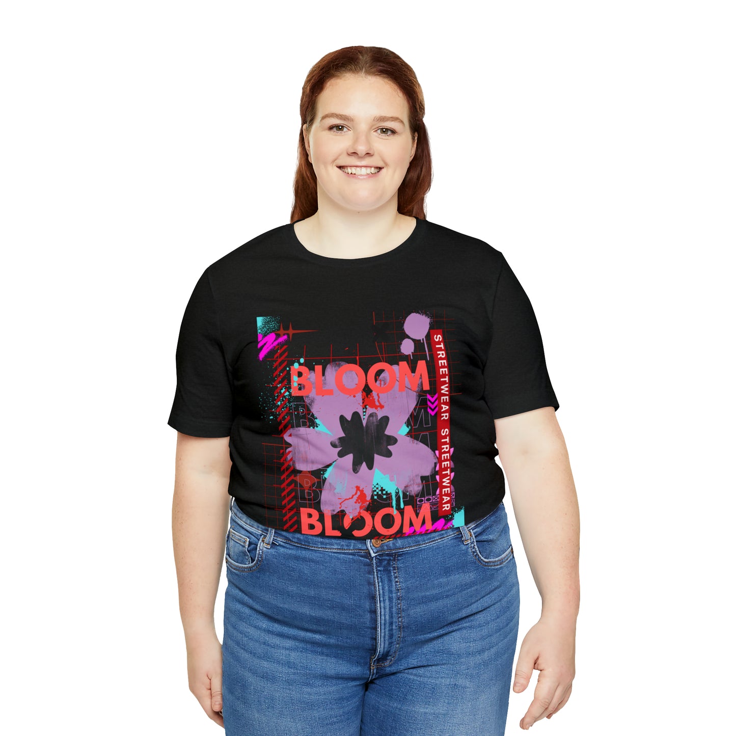 Bloom flower streetwear urban Unisex Jersey Short Sleeve Tee