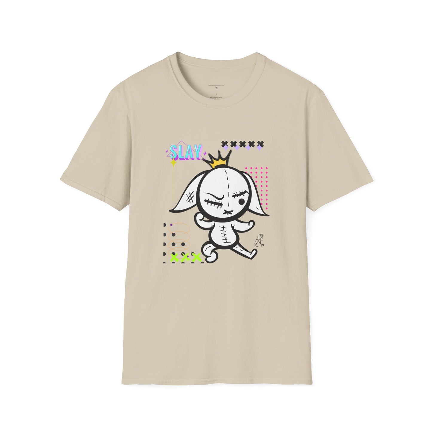 Graffiti bunny Slay  Unisex Softstyle T-Shirt