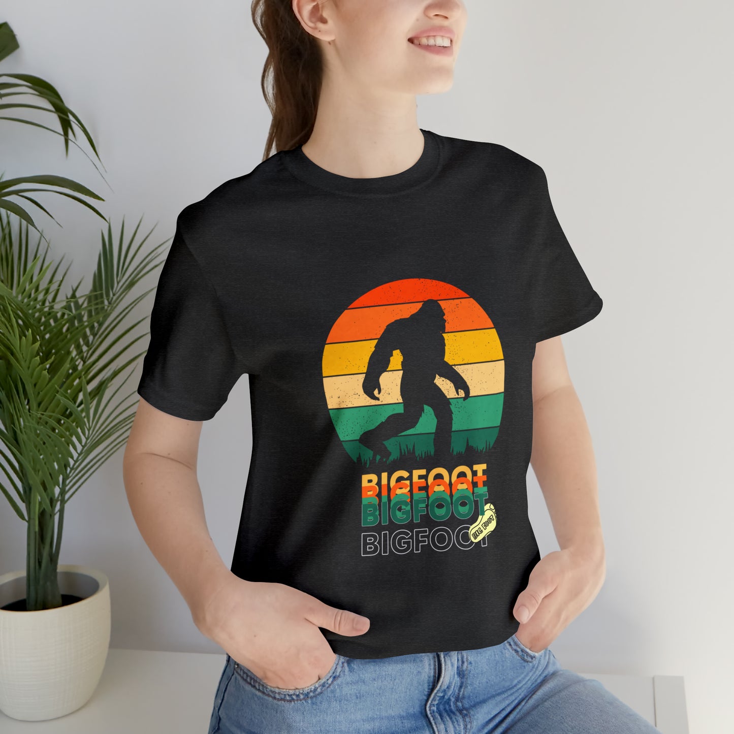 Bigfoot retro Unisex Jersey Short Sleeve Tee