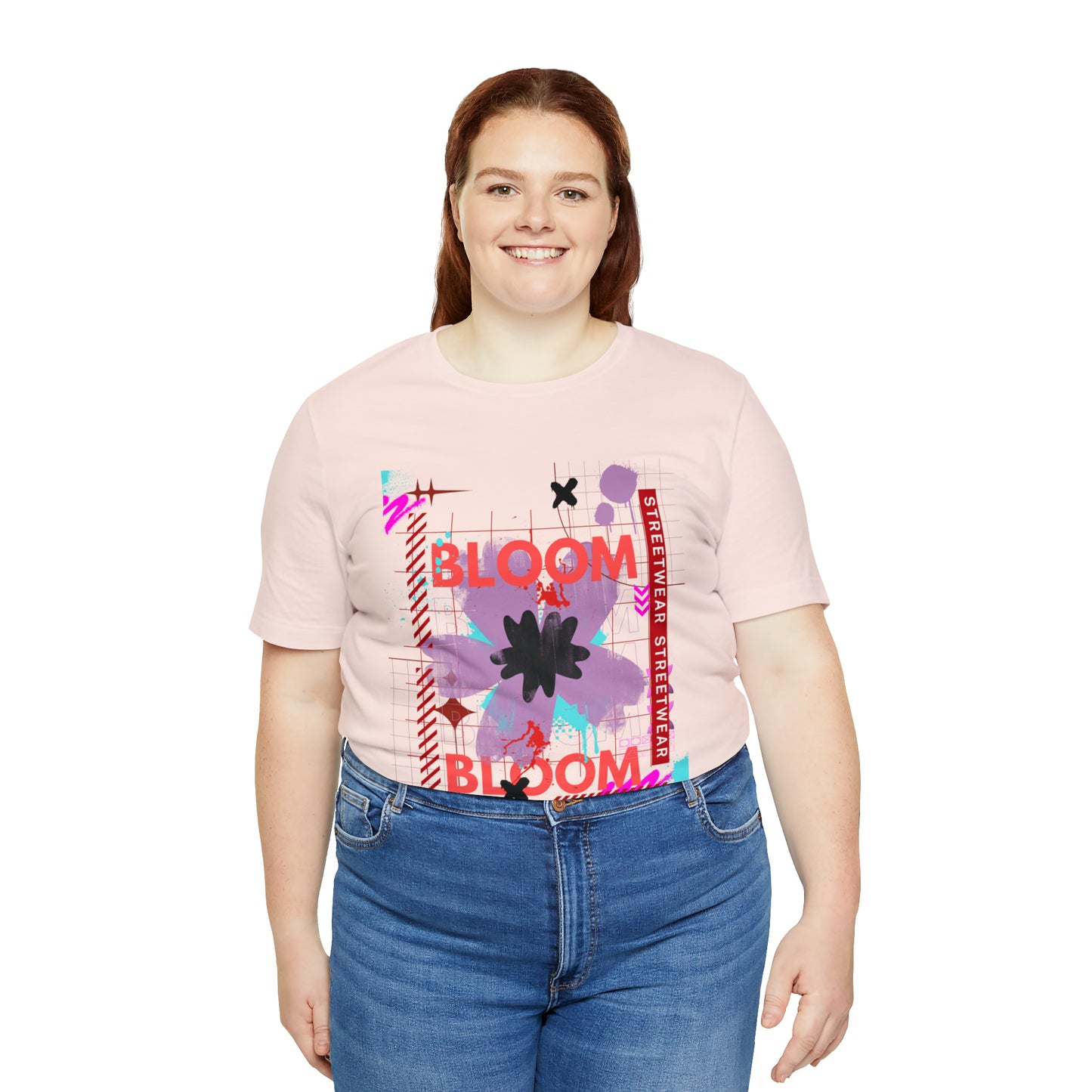 Bloom flower streetwear urban Unisex Jersey Short Sleeve Tee