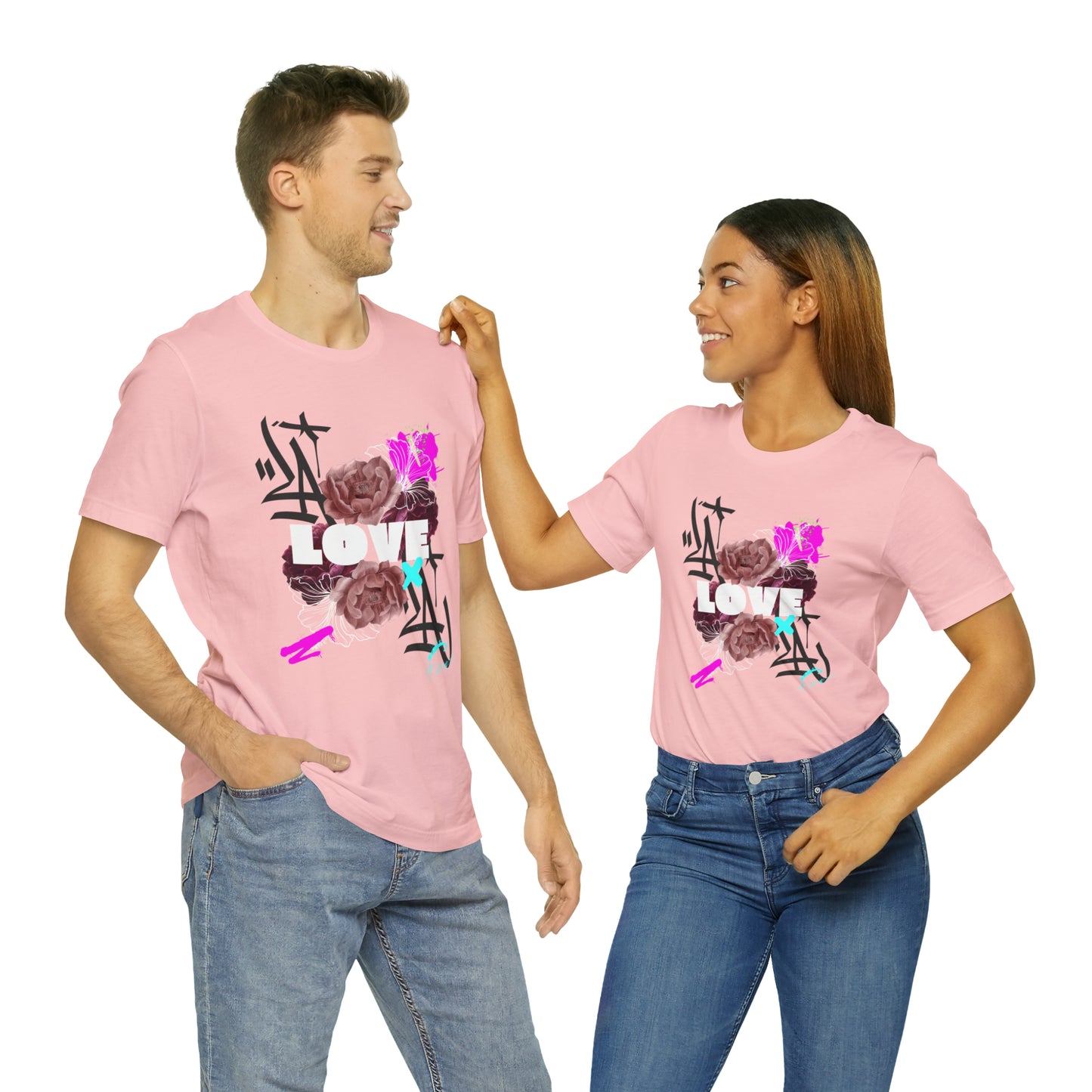 Love Urban streetwear Unisex Jersey Short Sleeve Tee