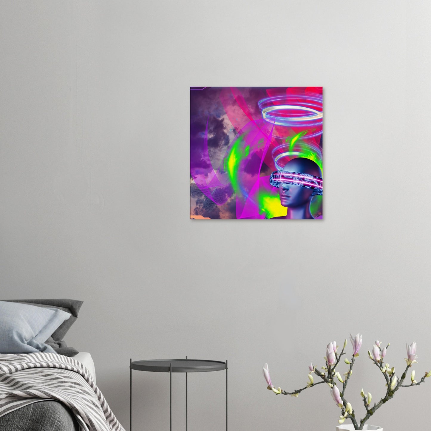 Neon dreams Canvas 24x24