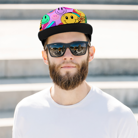  Smiley  All Over Print Unisex Adjustable Trucker Hat